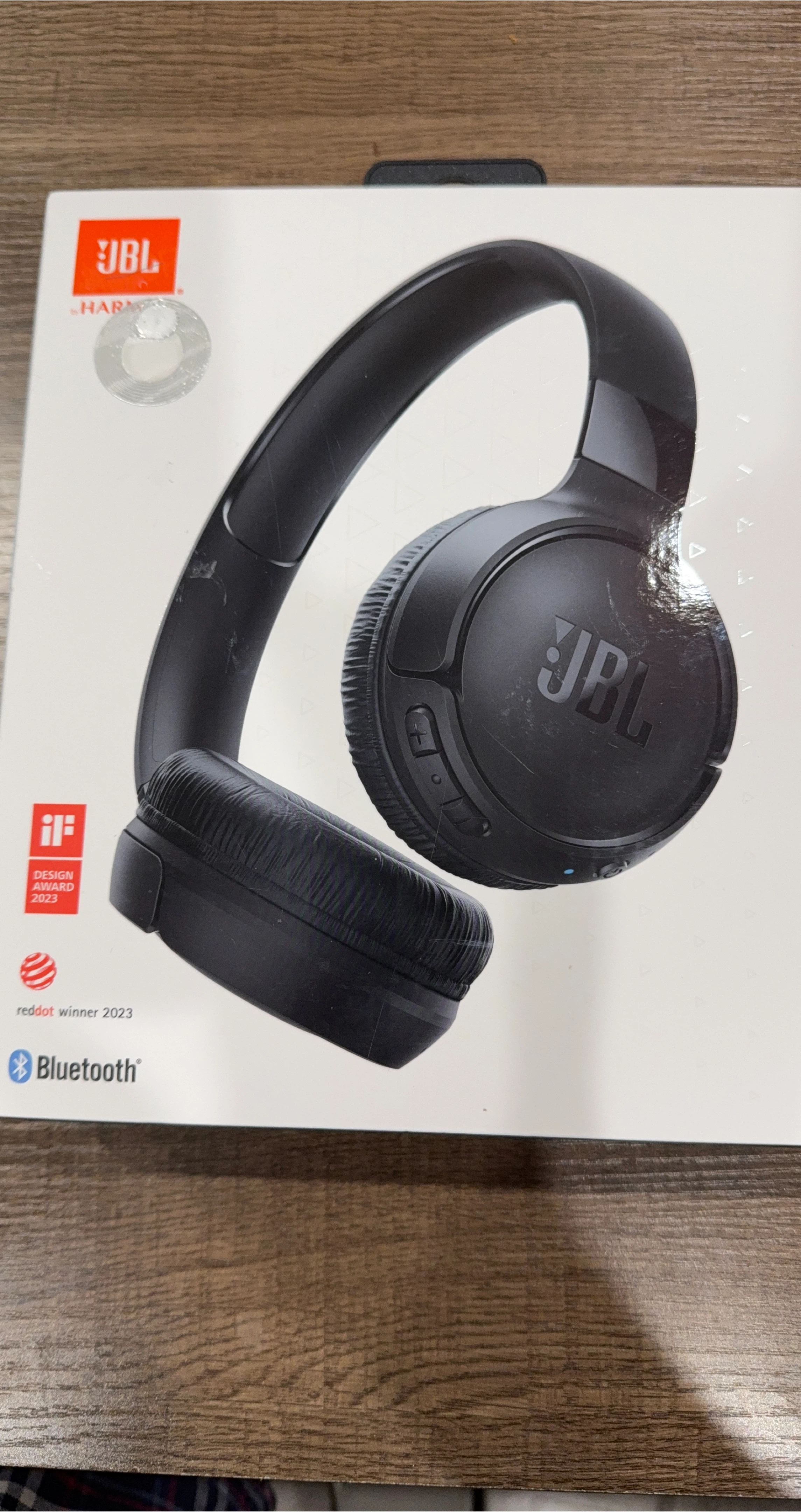 JBL Tune 510BT Wireless On-Ear Headphones - Black