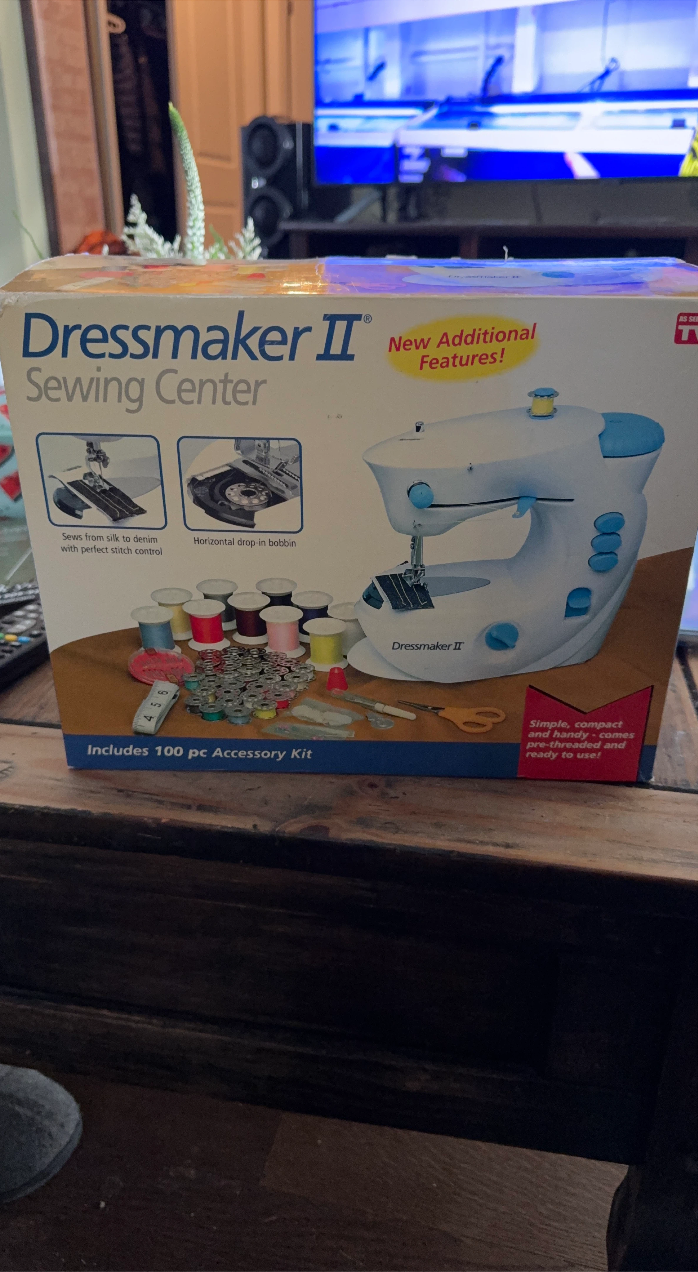 Dressmaker II Sewing Center with 100 pc Accessory Kit