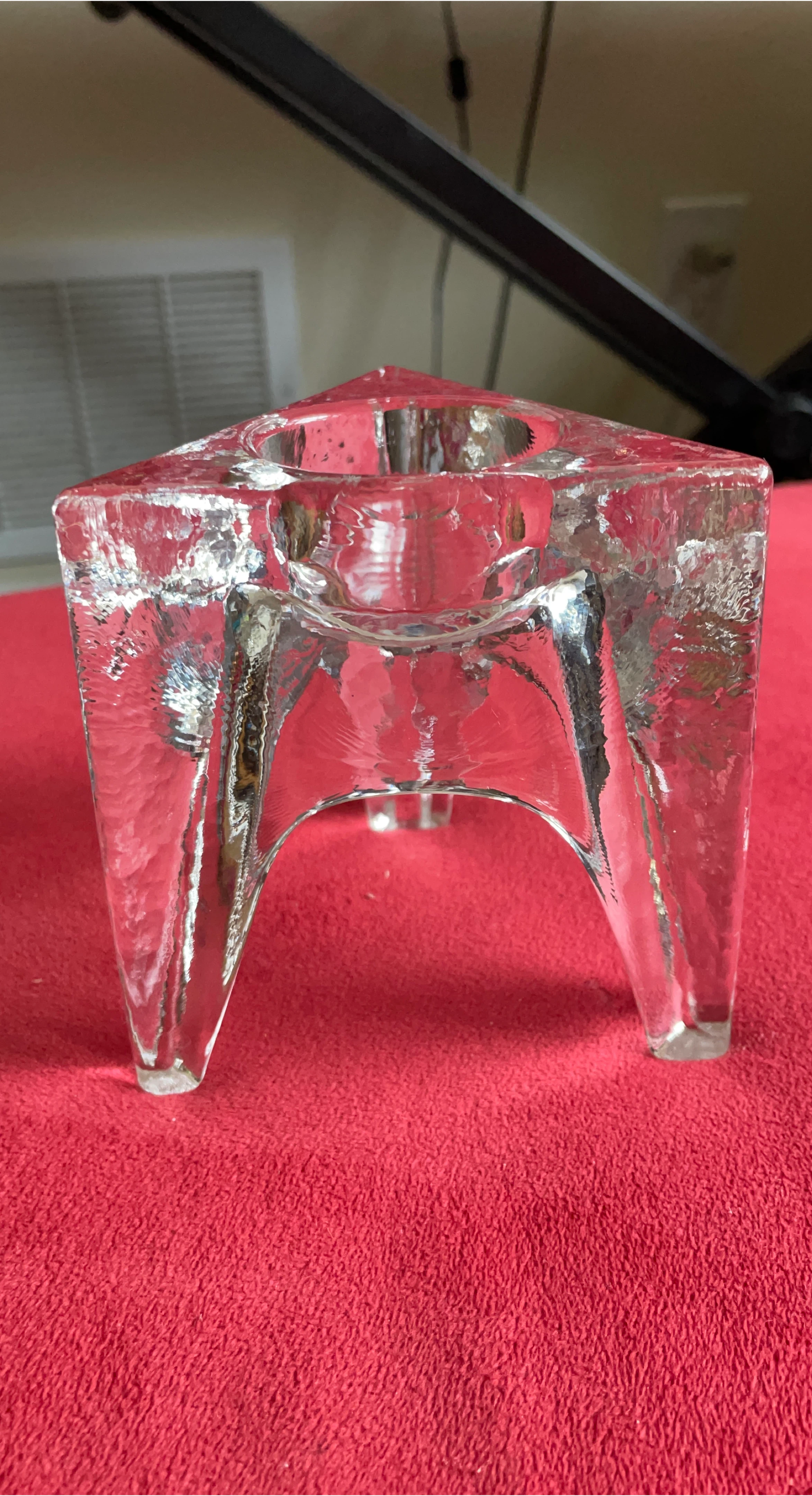 Clear Glass Votive Candle Holder