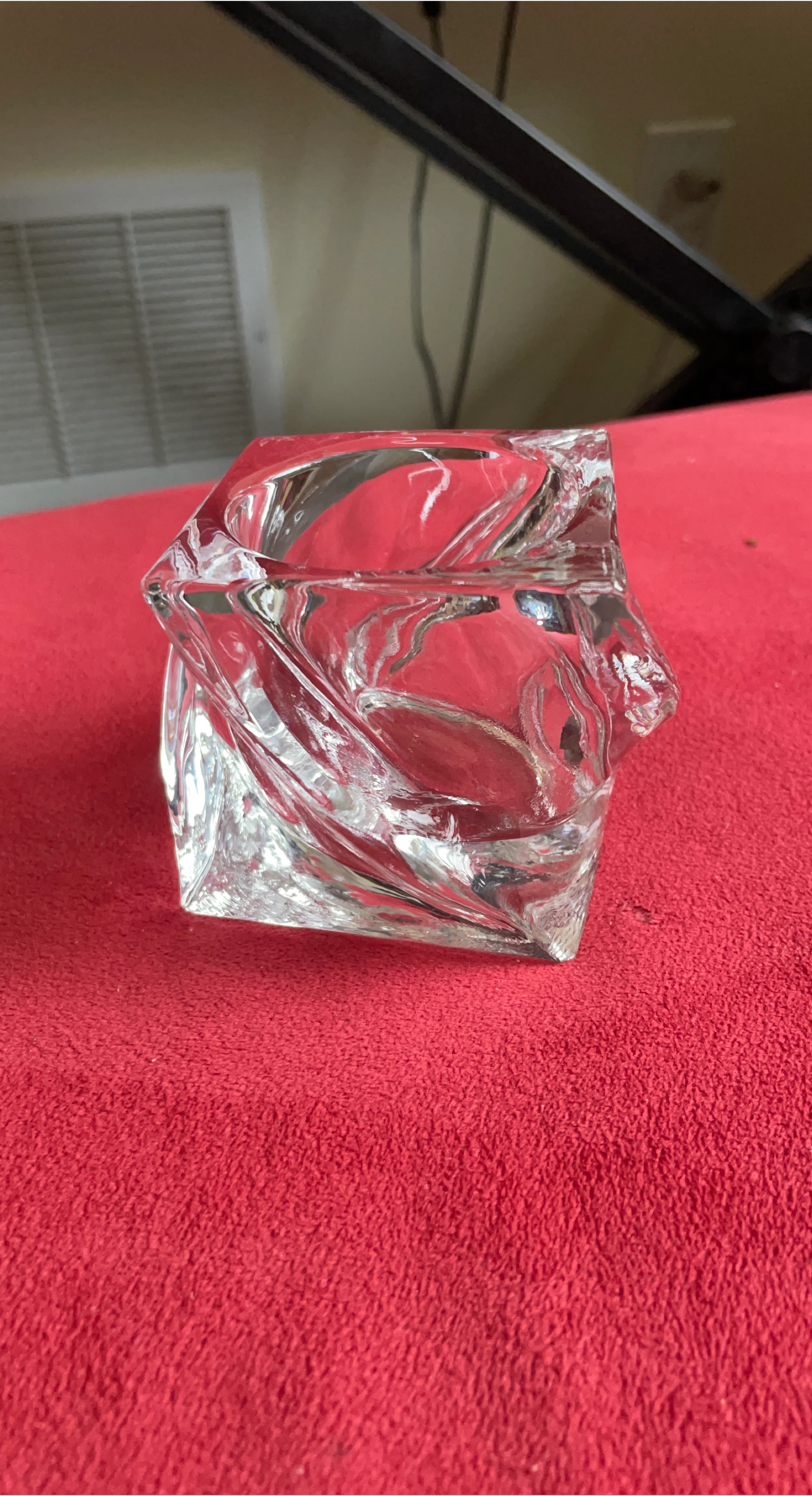 Clear Glass Ashtray