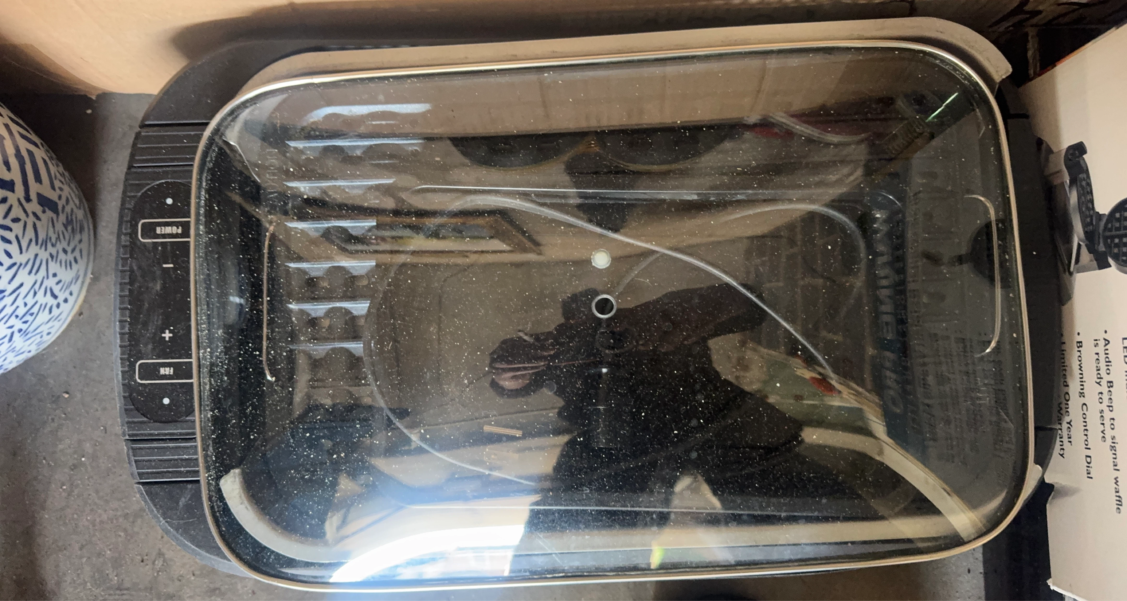 Electric Griddle/Waffle Maker with Browning Control