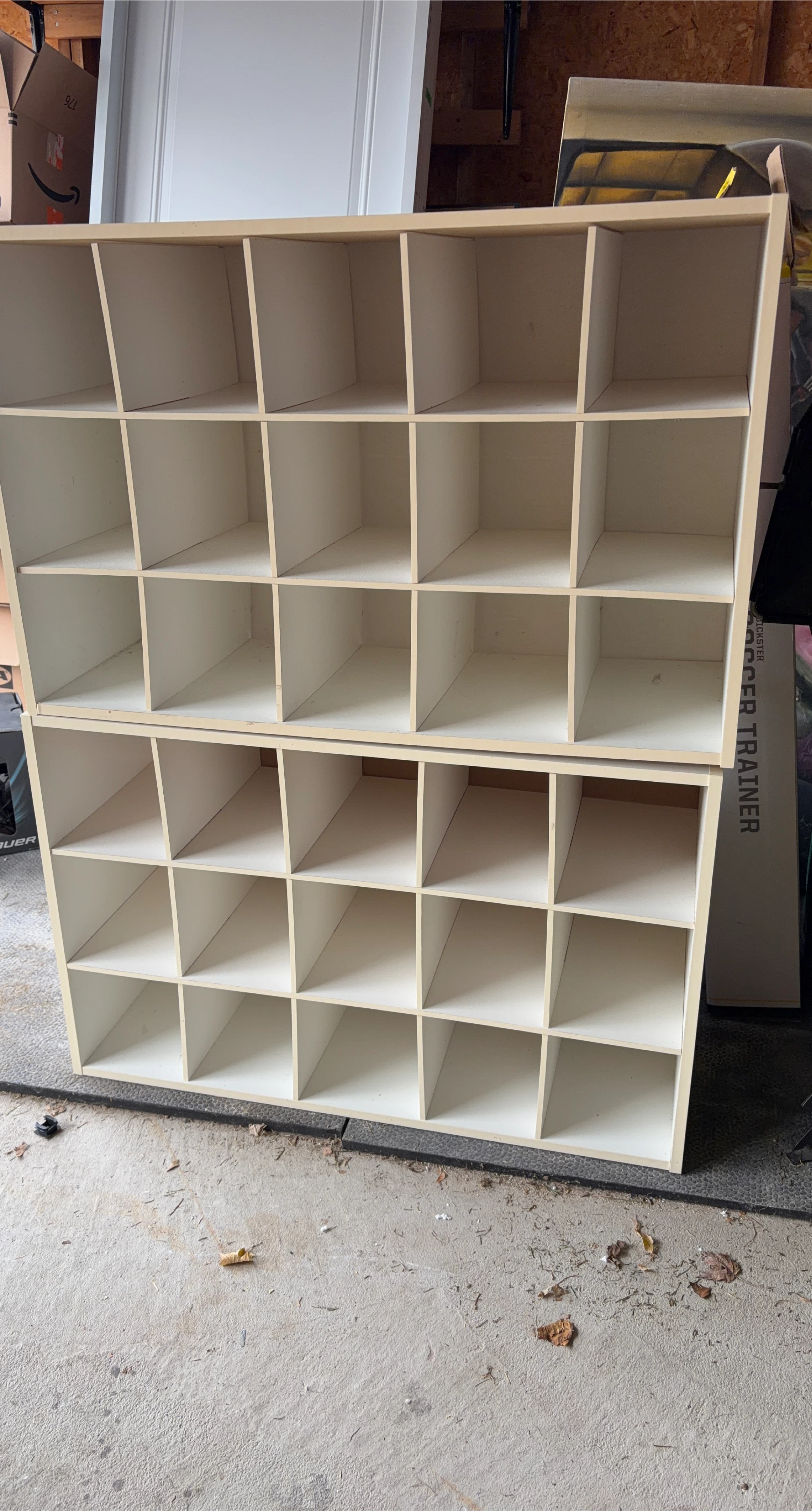 2 x 15 Cube Storage Organizer Shelf Unit