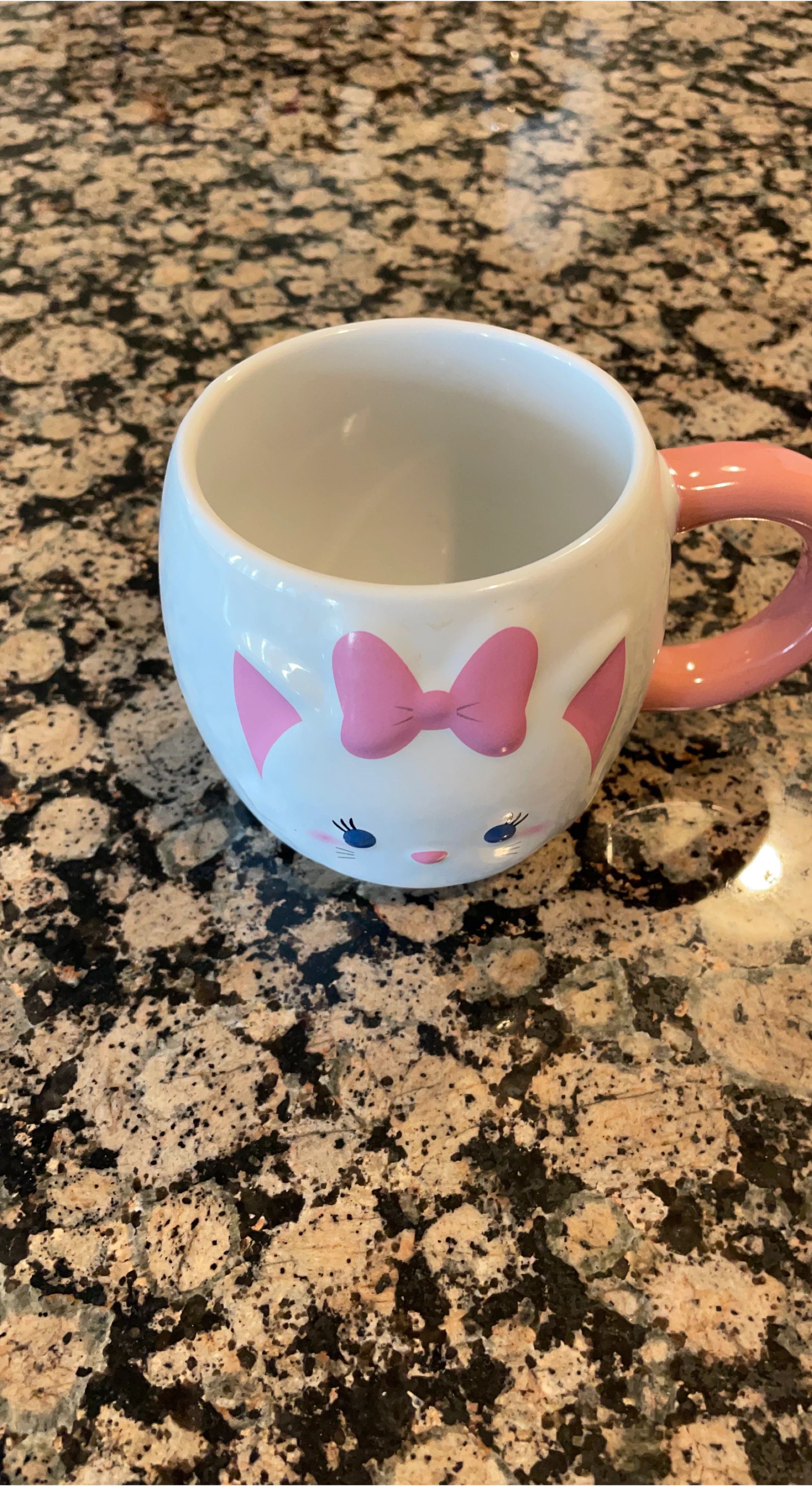 Disney Marie Cat Mug with Pink Handle