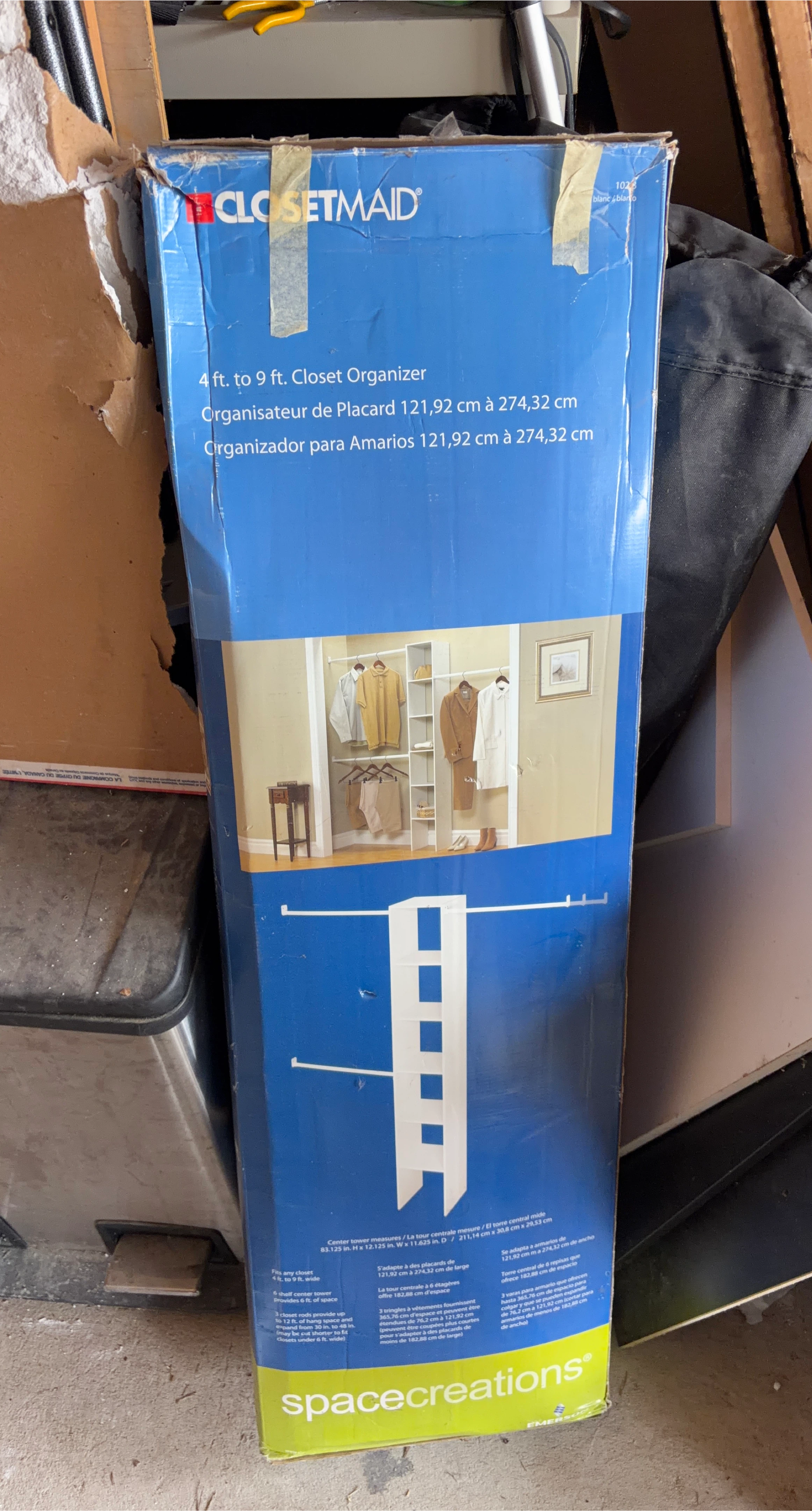 ClosetMaid 4 ft. to 9 ft. Closet Organizer