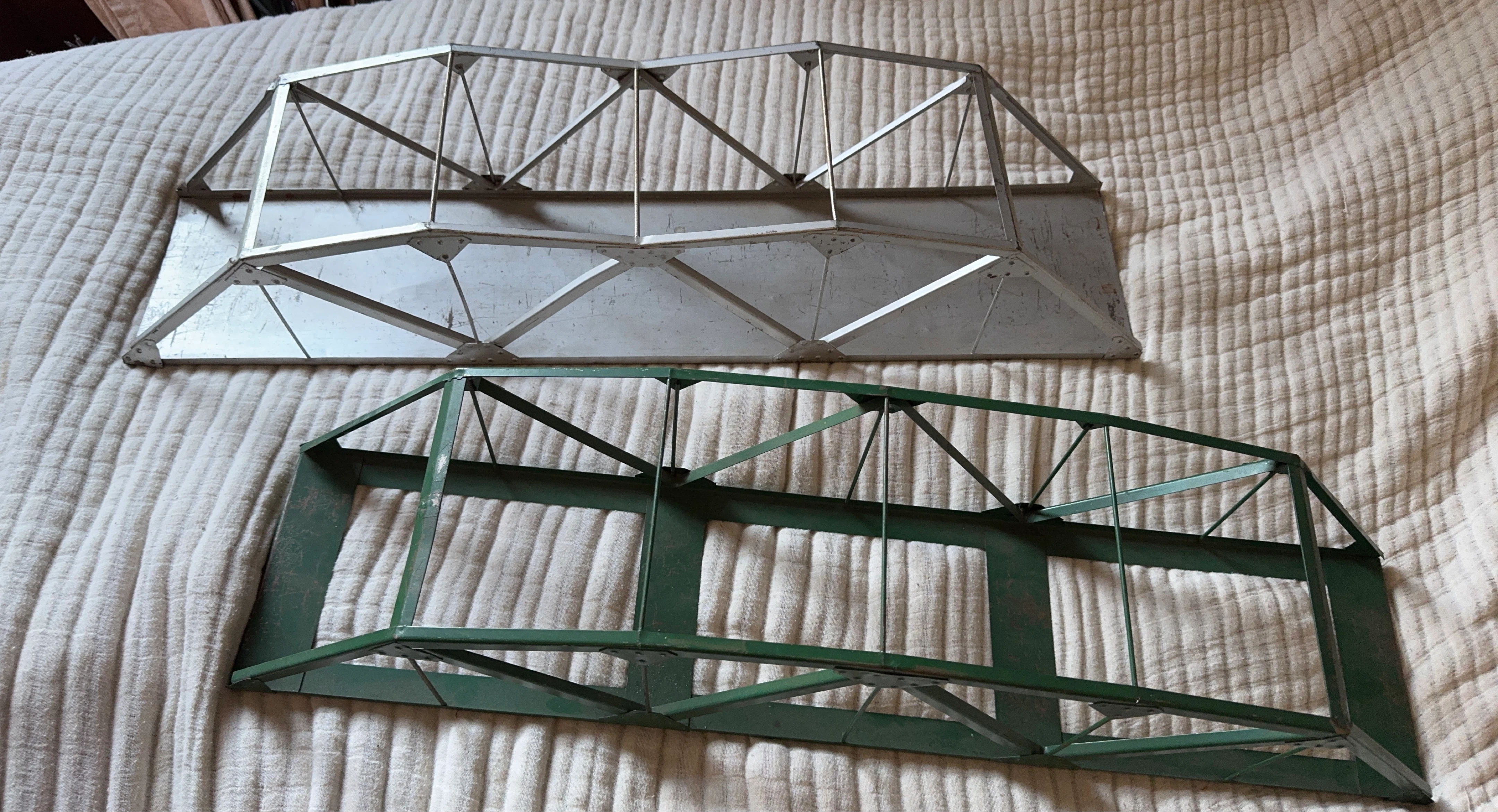 Lot of 2 Metal Model Bridges