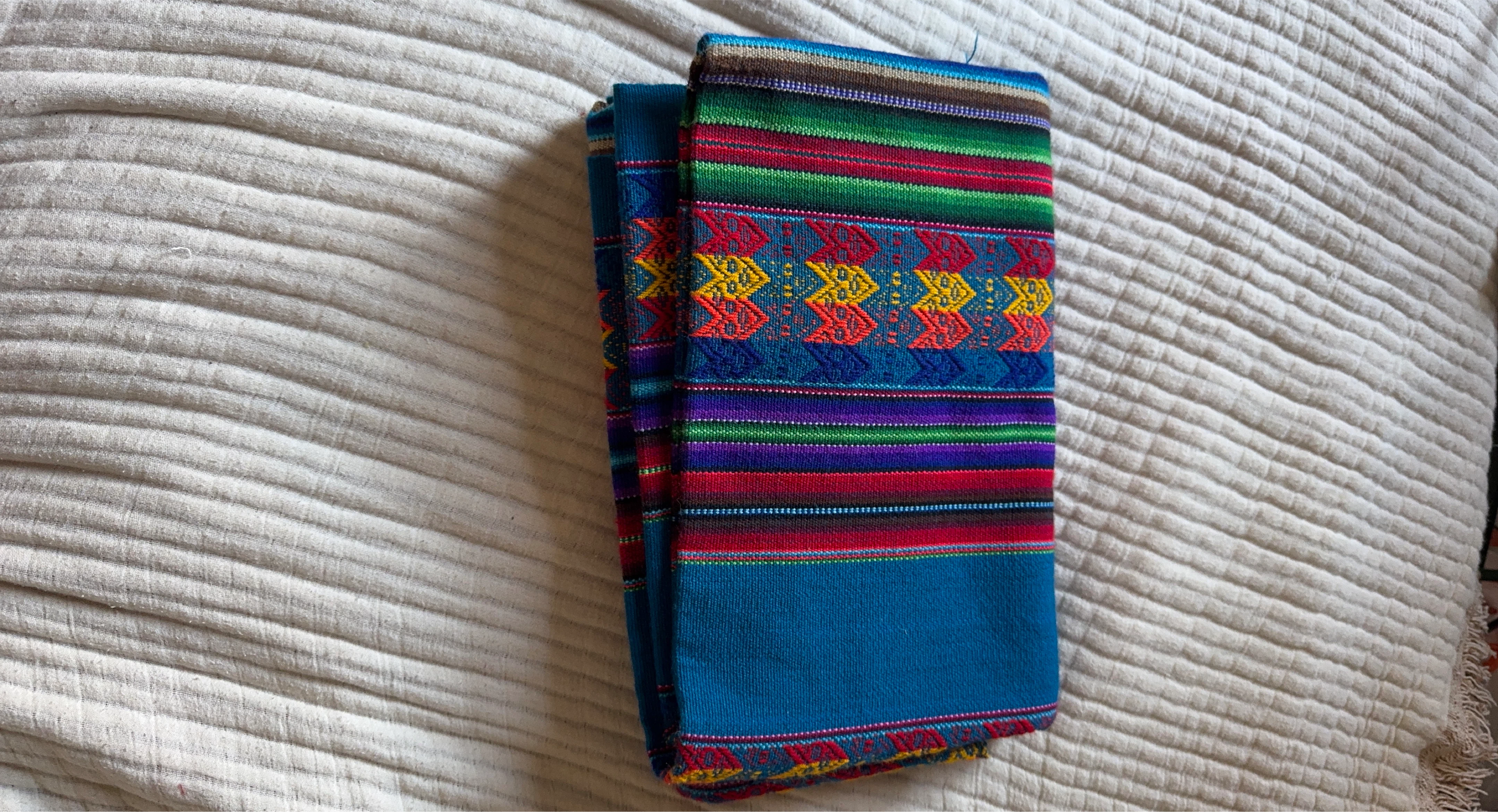 Peruvian Woven Textile blanket