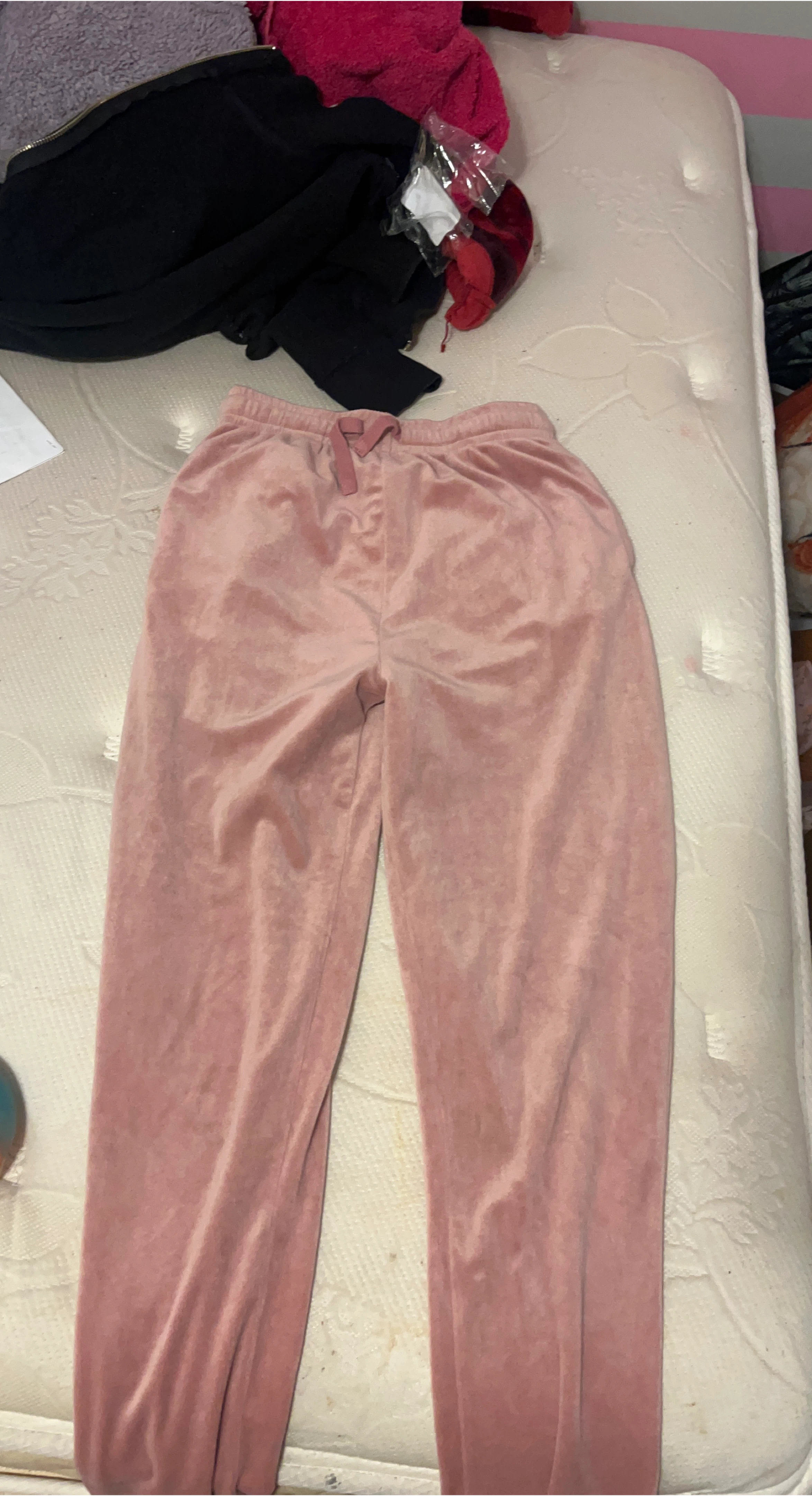 Anko Kids Velour Joggers Size 14 Pink