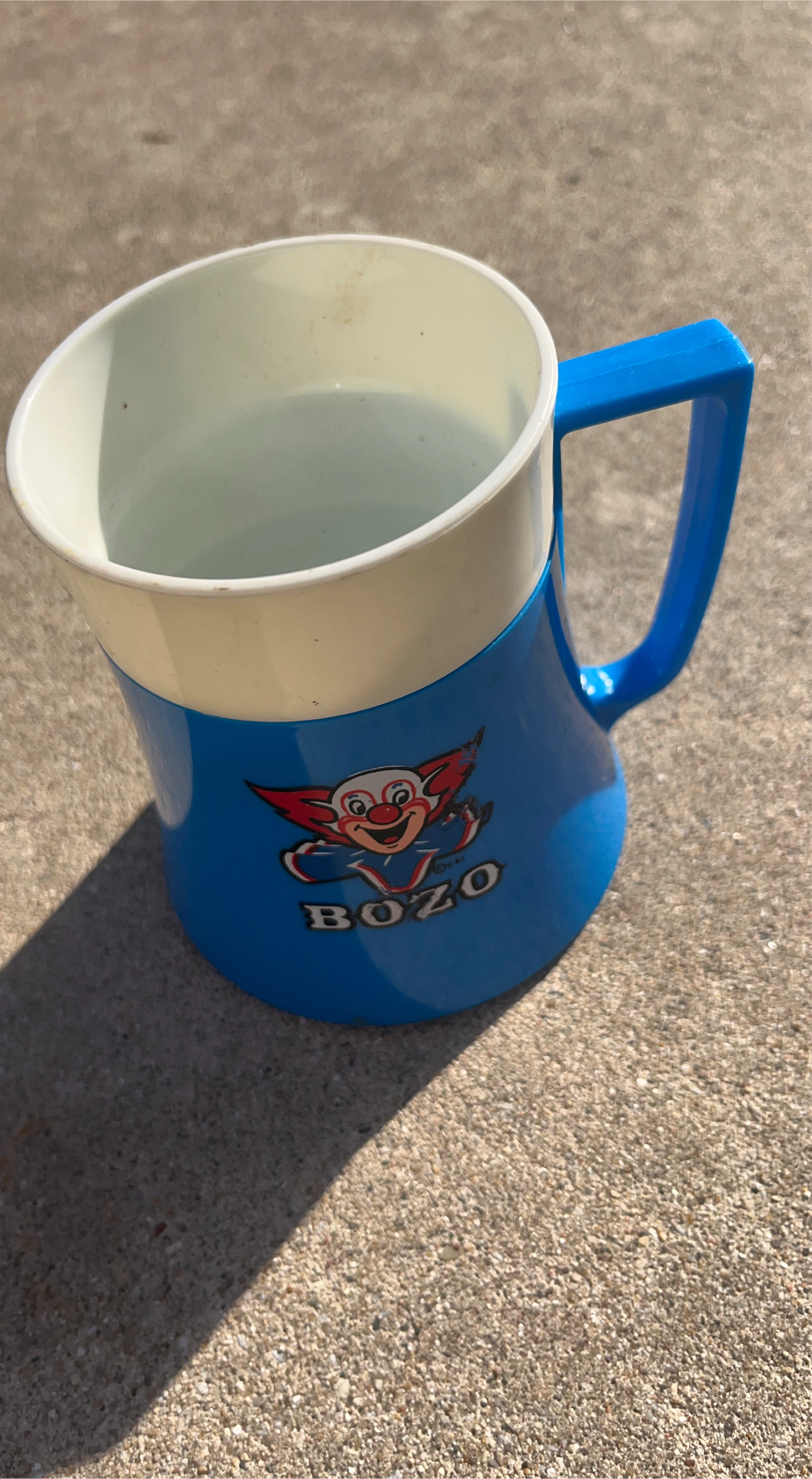 Bozo the Clown Blue Mug