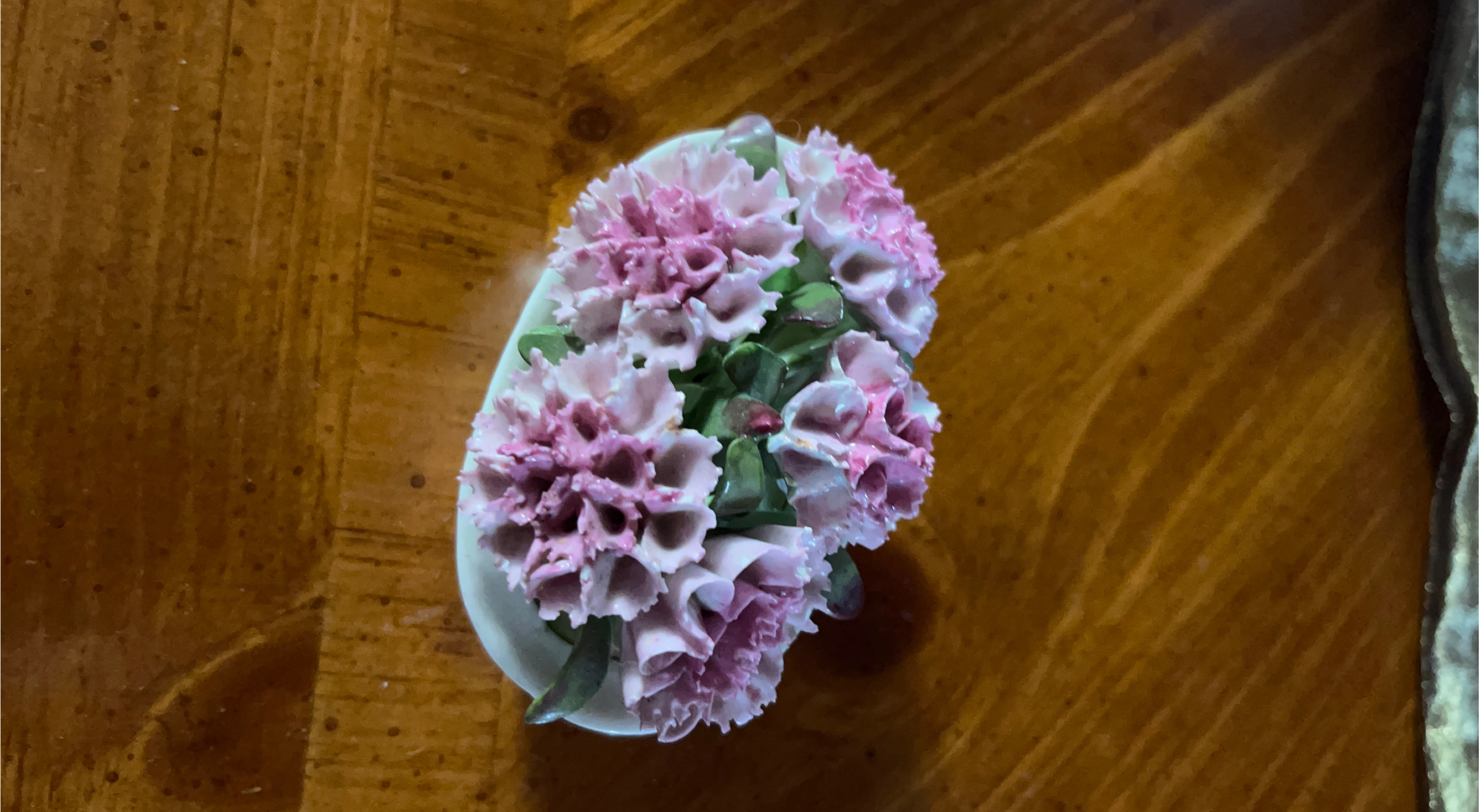 Porcelain Carnation Figurine