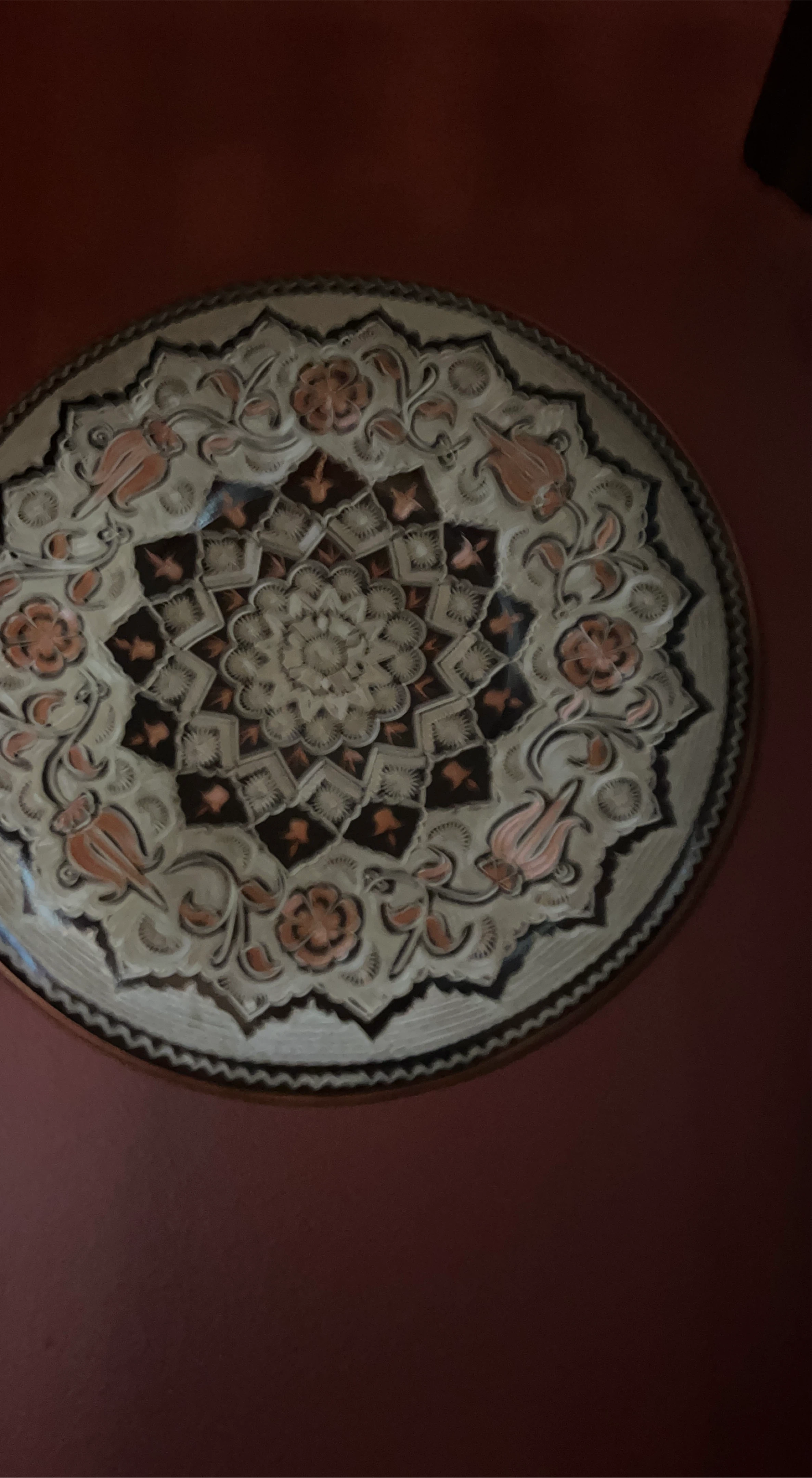 Decorative Embossed Metal Plate