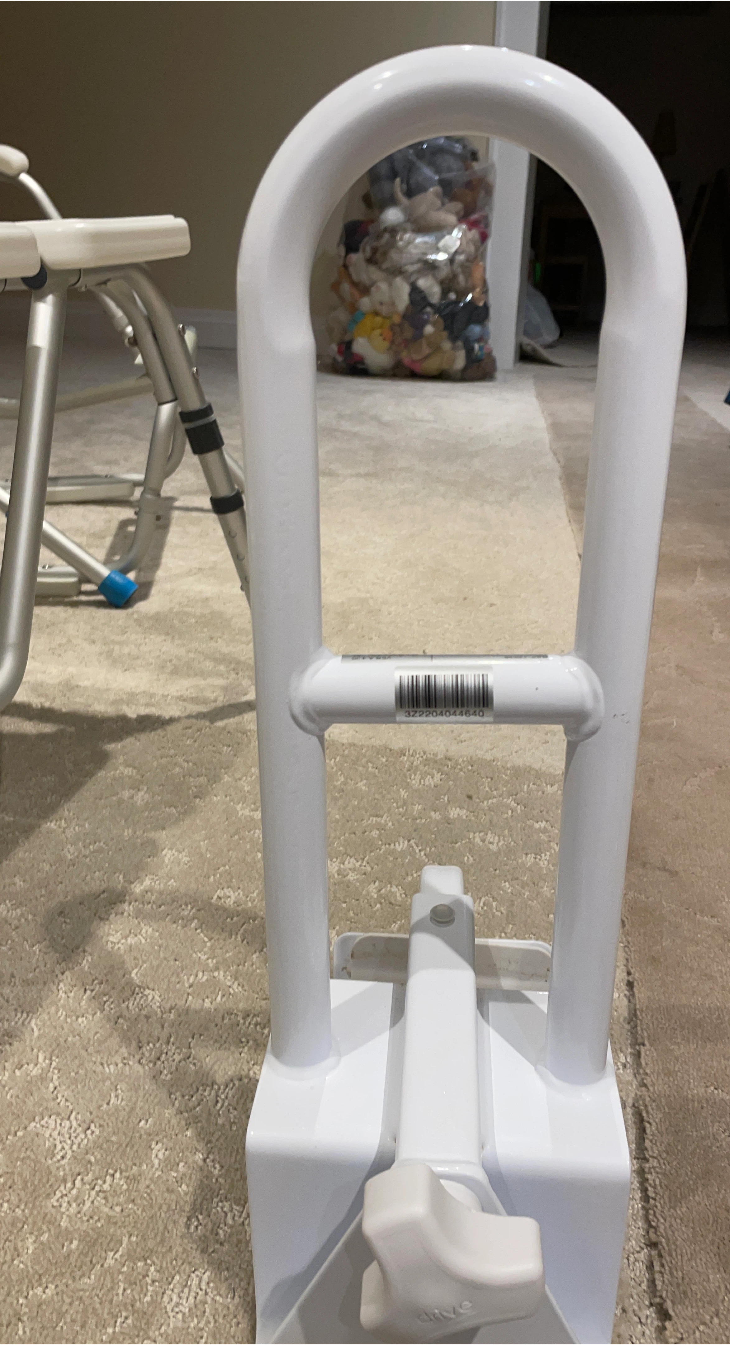 White Drive Medical Bedside Ekonomi Grab Bar