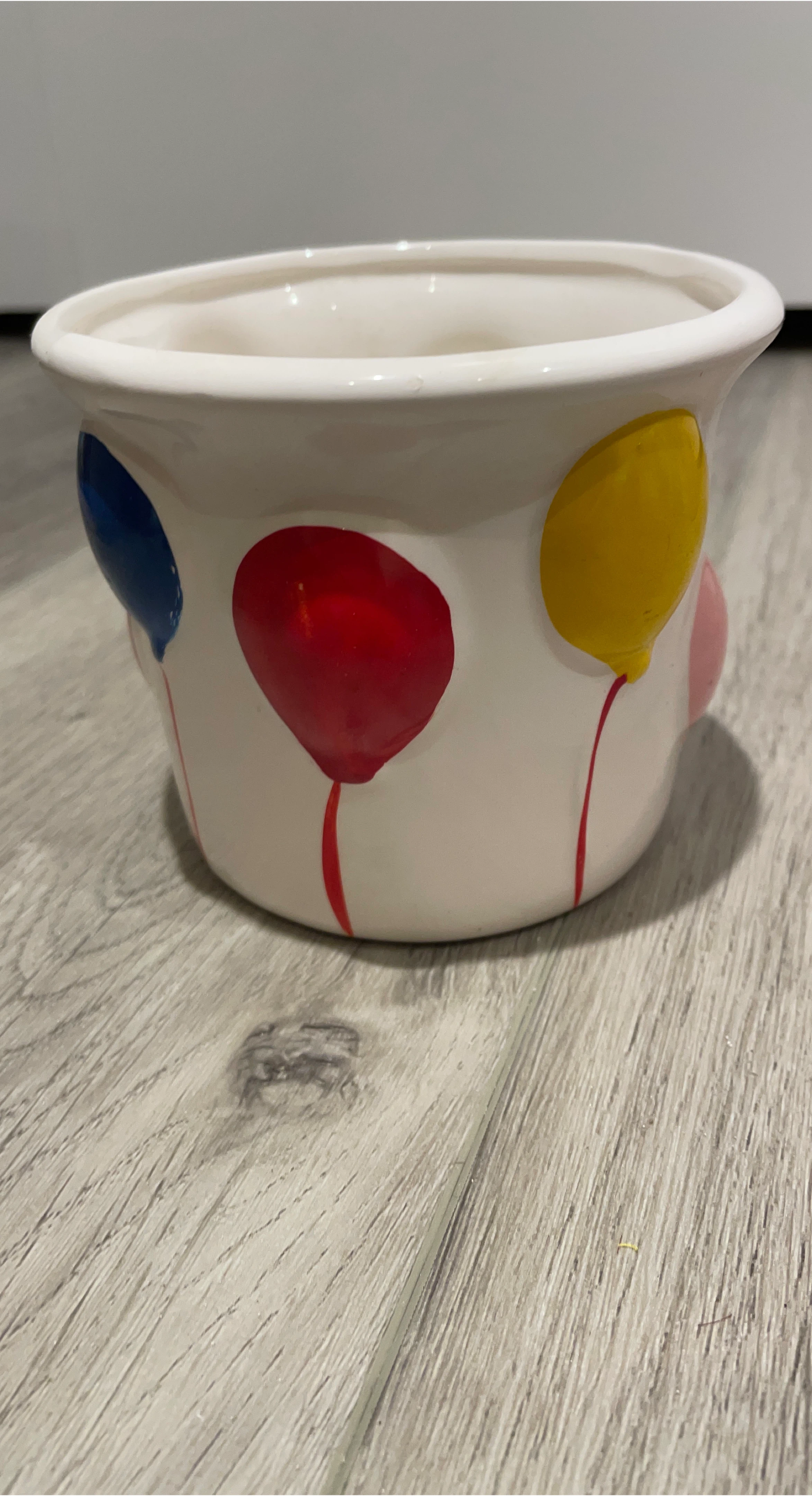 Ceramic Planter Pot with Balloon Design