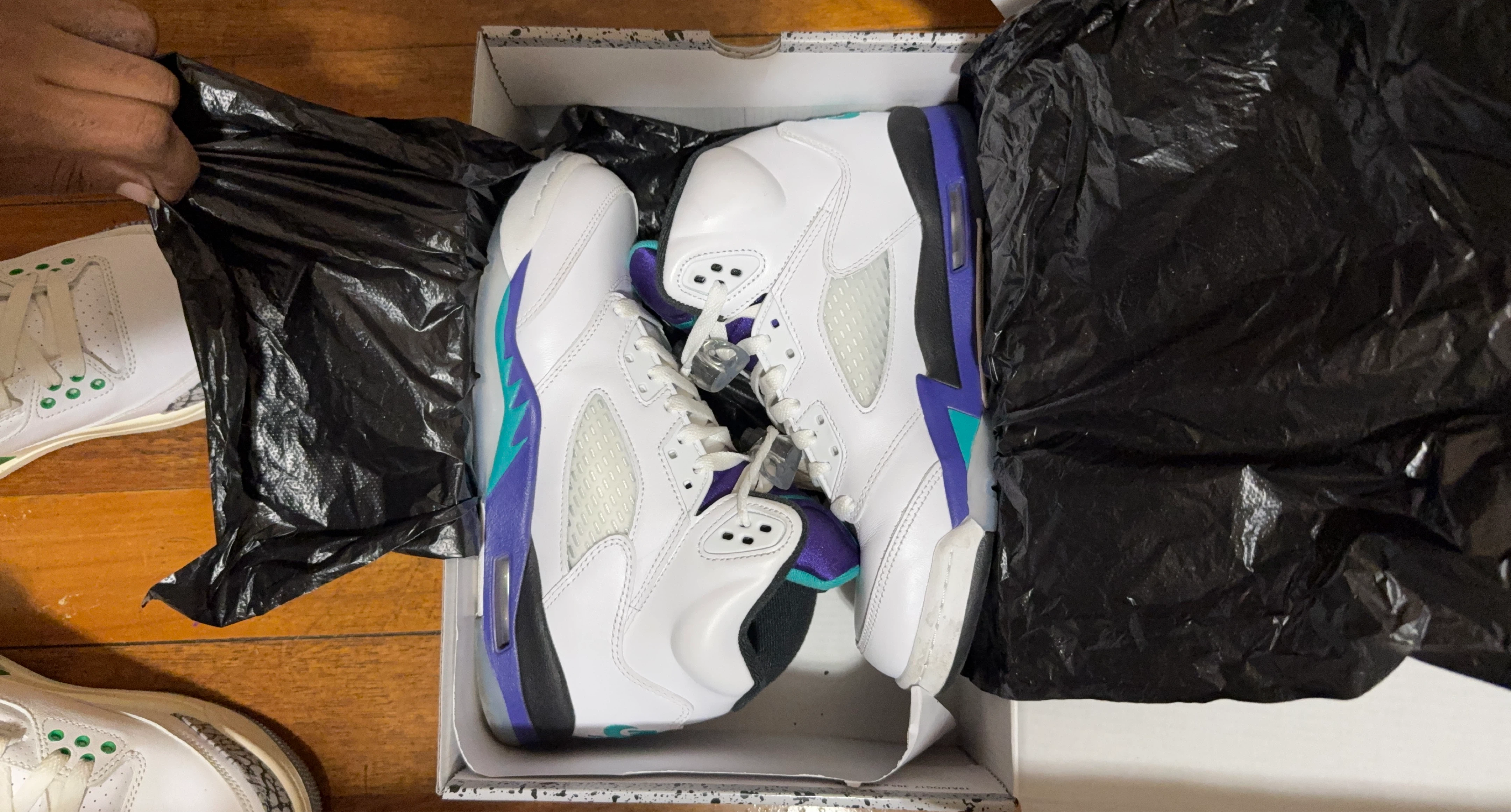 Air Jordan 5 Retro "Grape" Sneakers