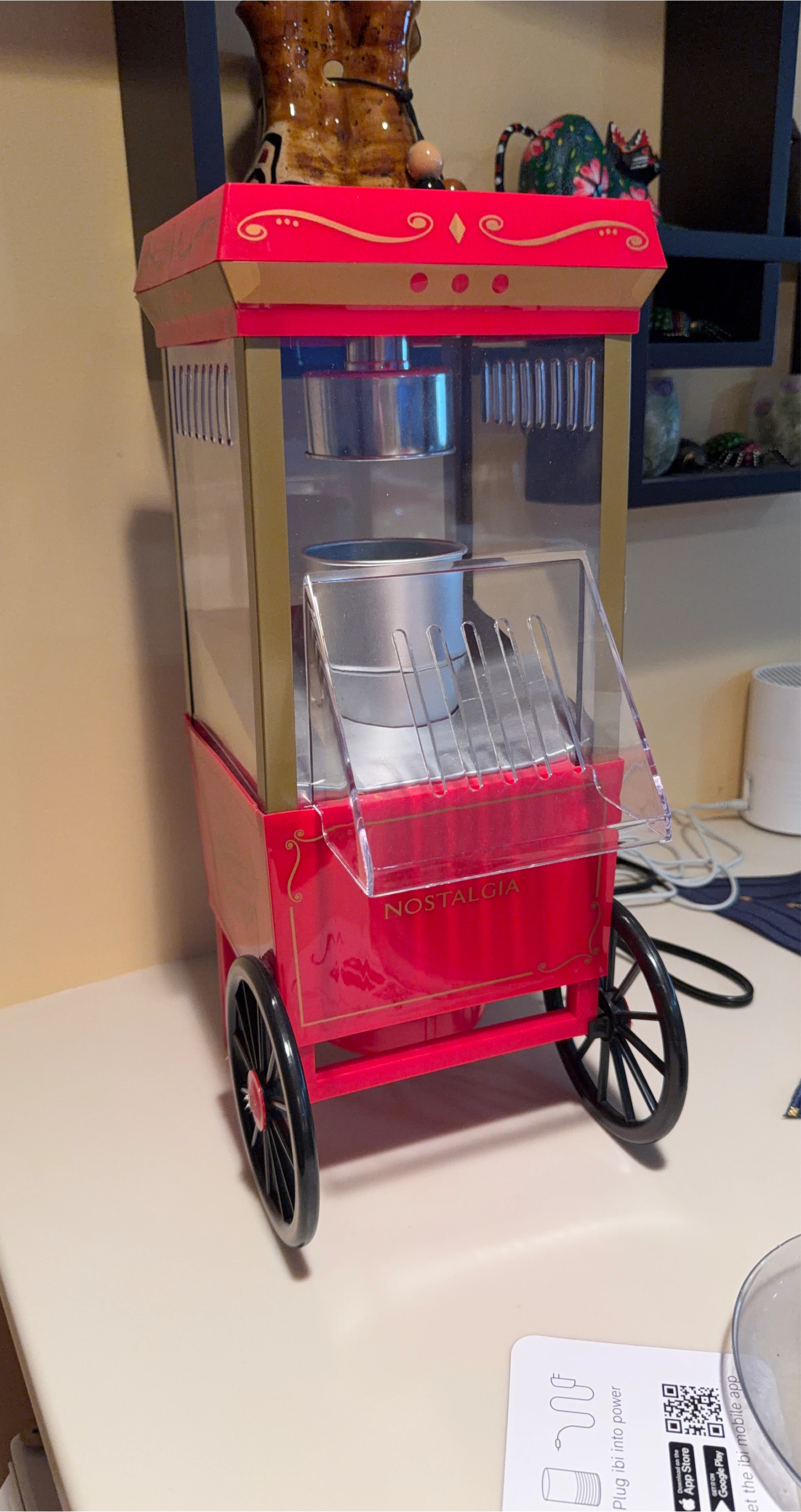 Nostalgia Red Popcorn Machine