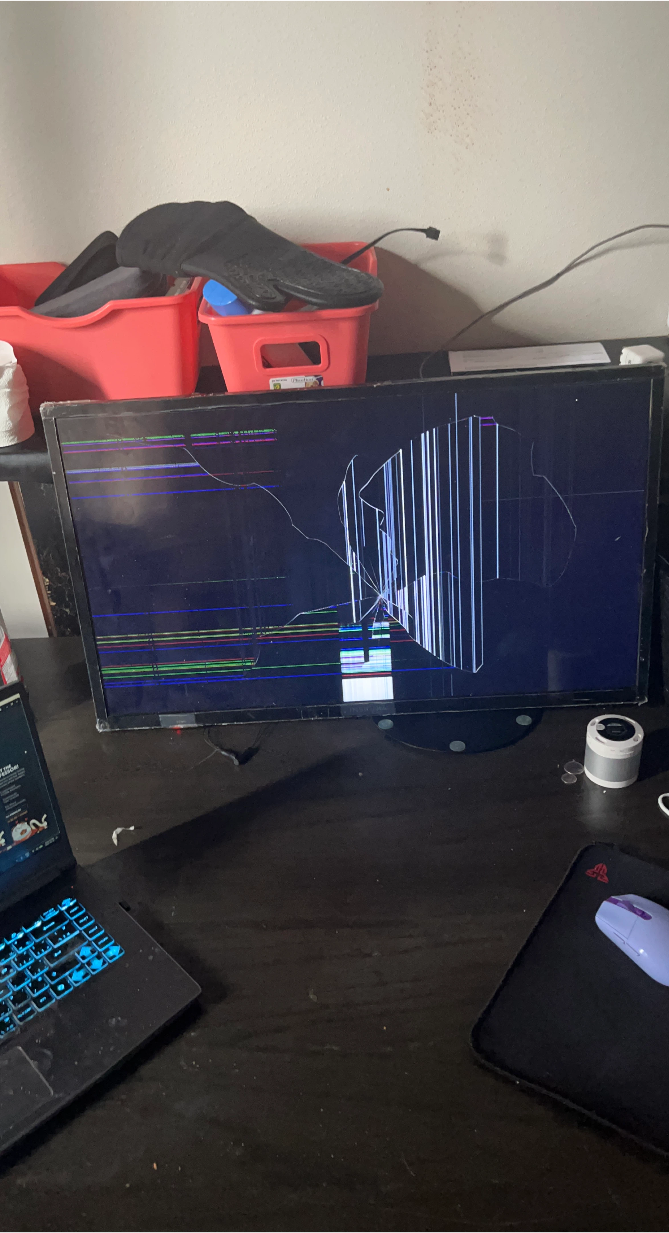 Broken Computer Monitor