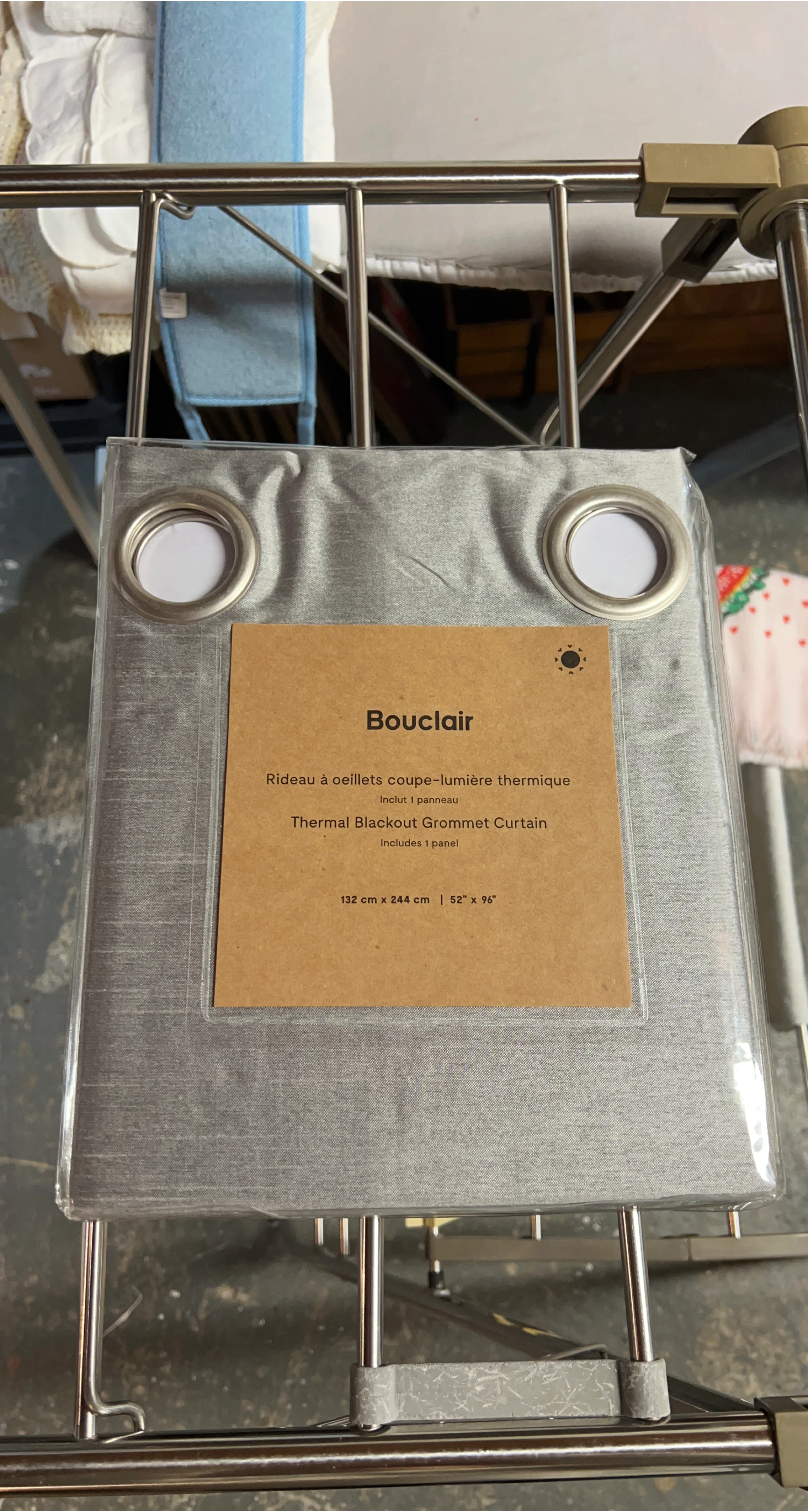 Bouclair Thermal Blackout Grommet Curtain 52" x 96"