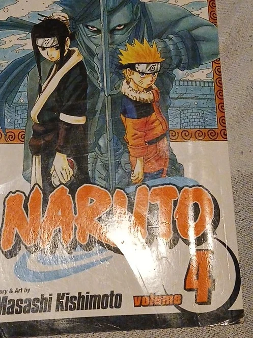 Naruto Volume 4 Manga by Masashi Kishimoto
