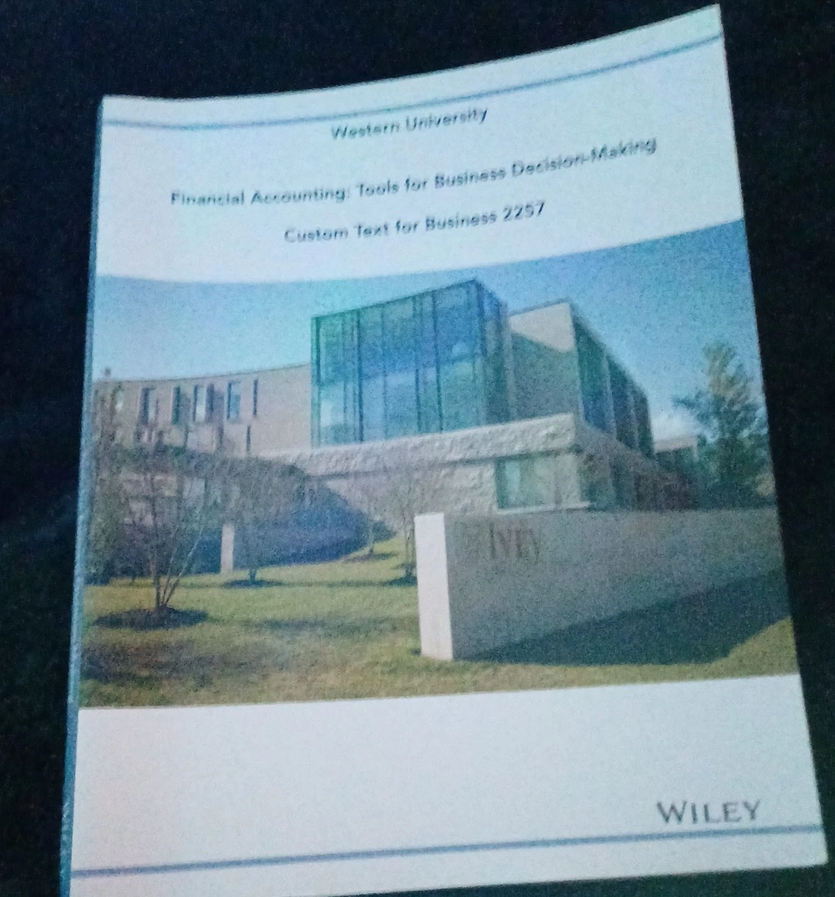 Financial Accounting Custom Text for Business