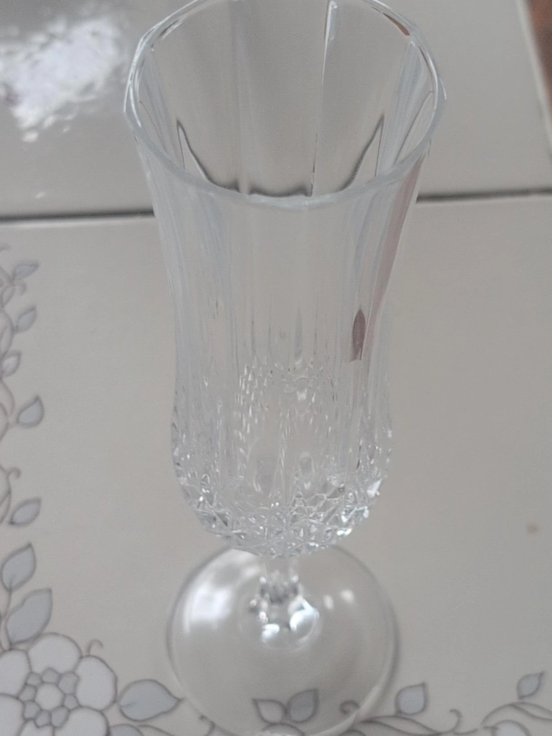 Clear Glass Fluted Champagne Flute