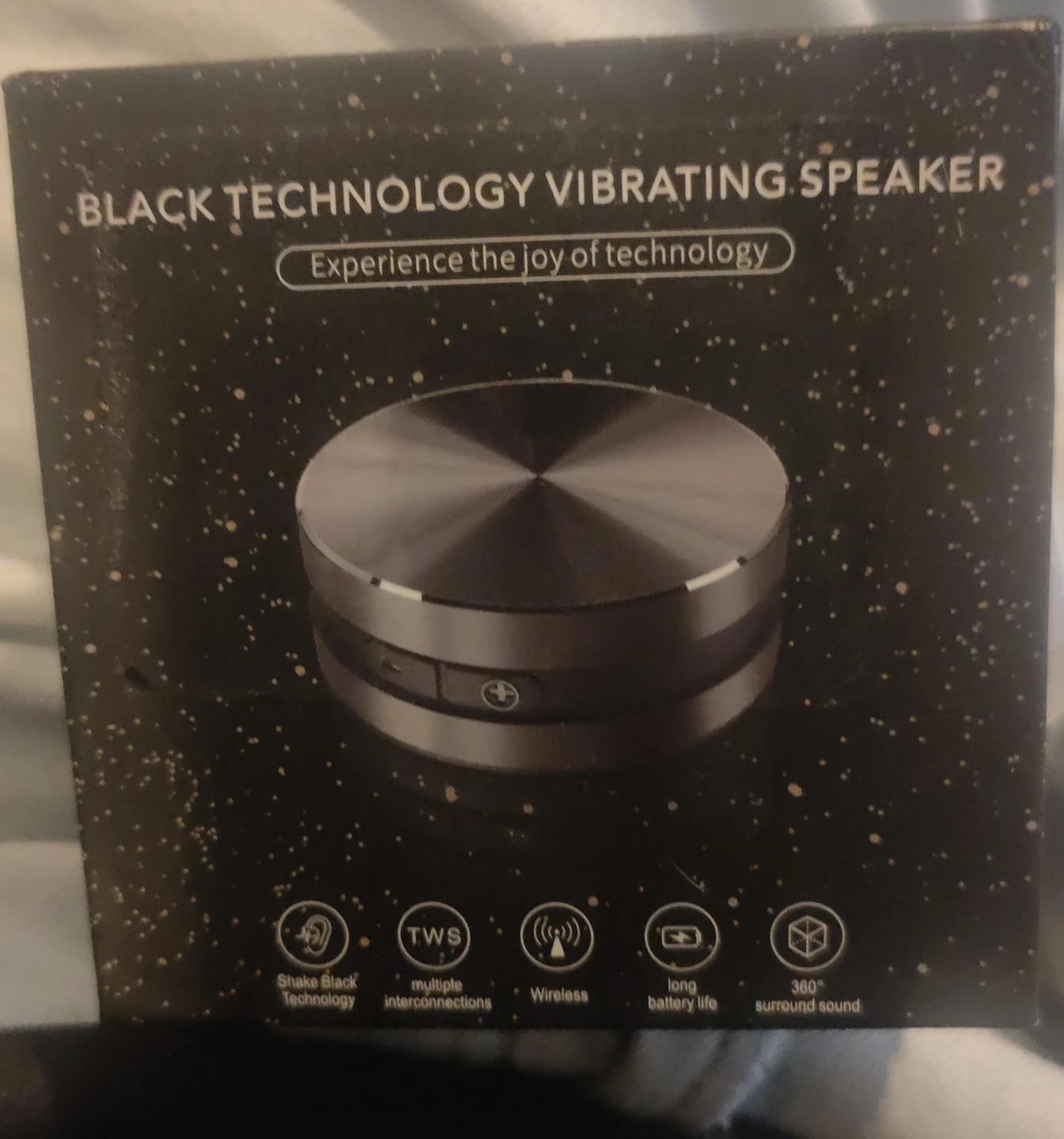 Black Technology Vibrating Speaker