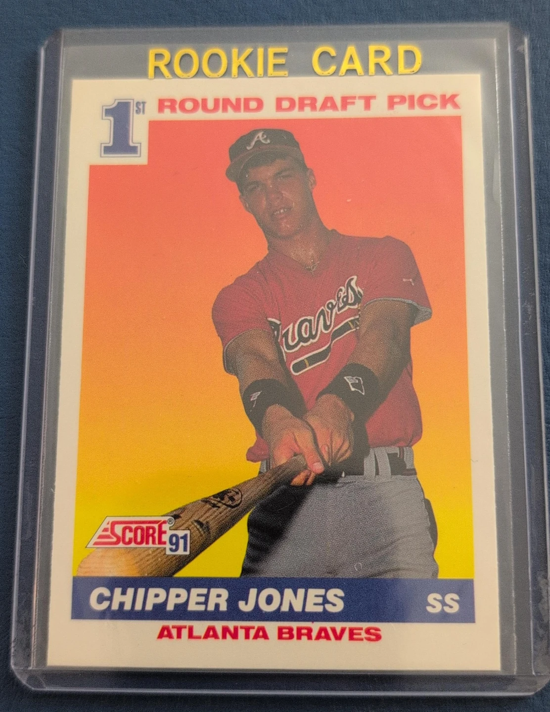 1991 Score Chipper Jones Rookie Card # 671