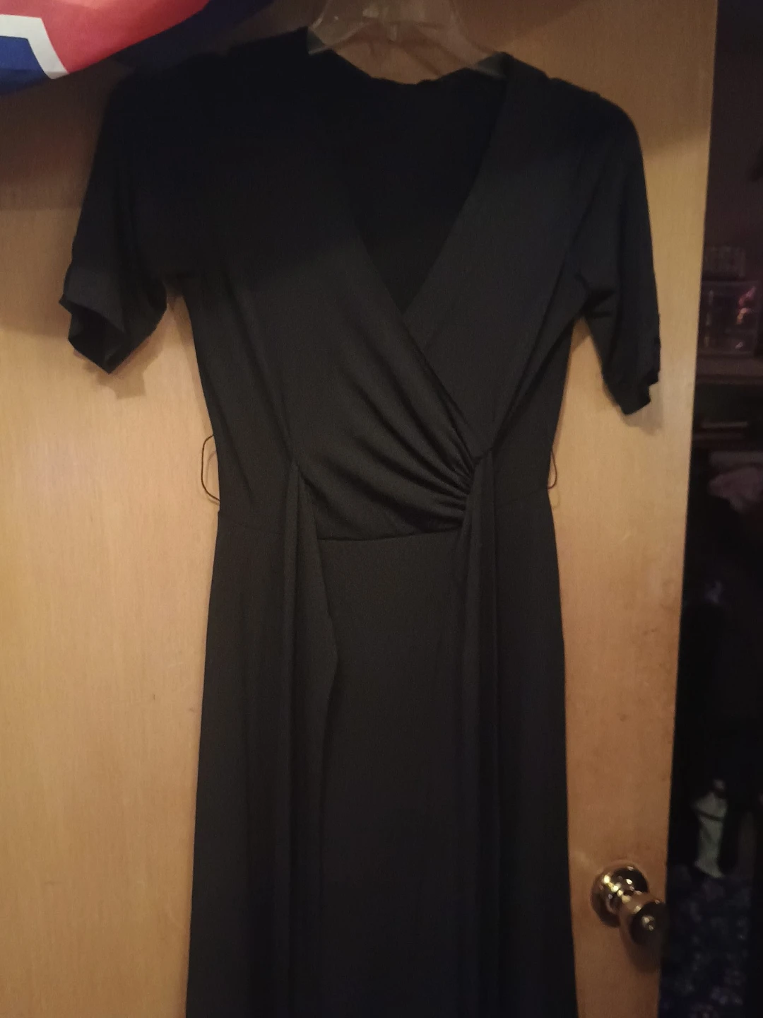 Black Wrap Dress