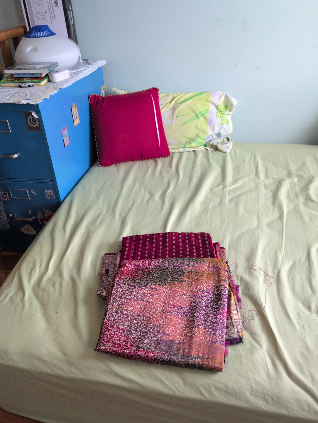 Only Set of Two Patterned Saris $25 both