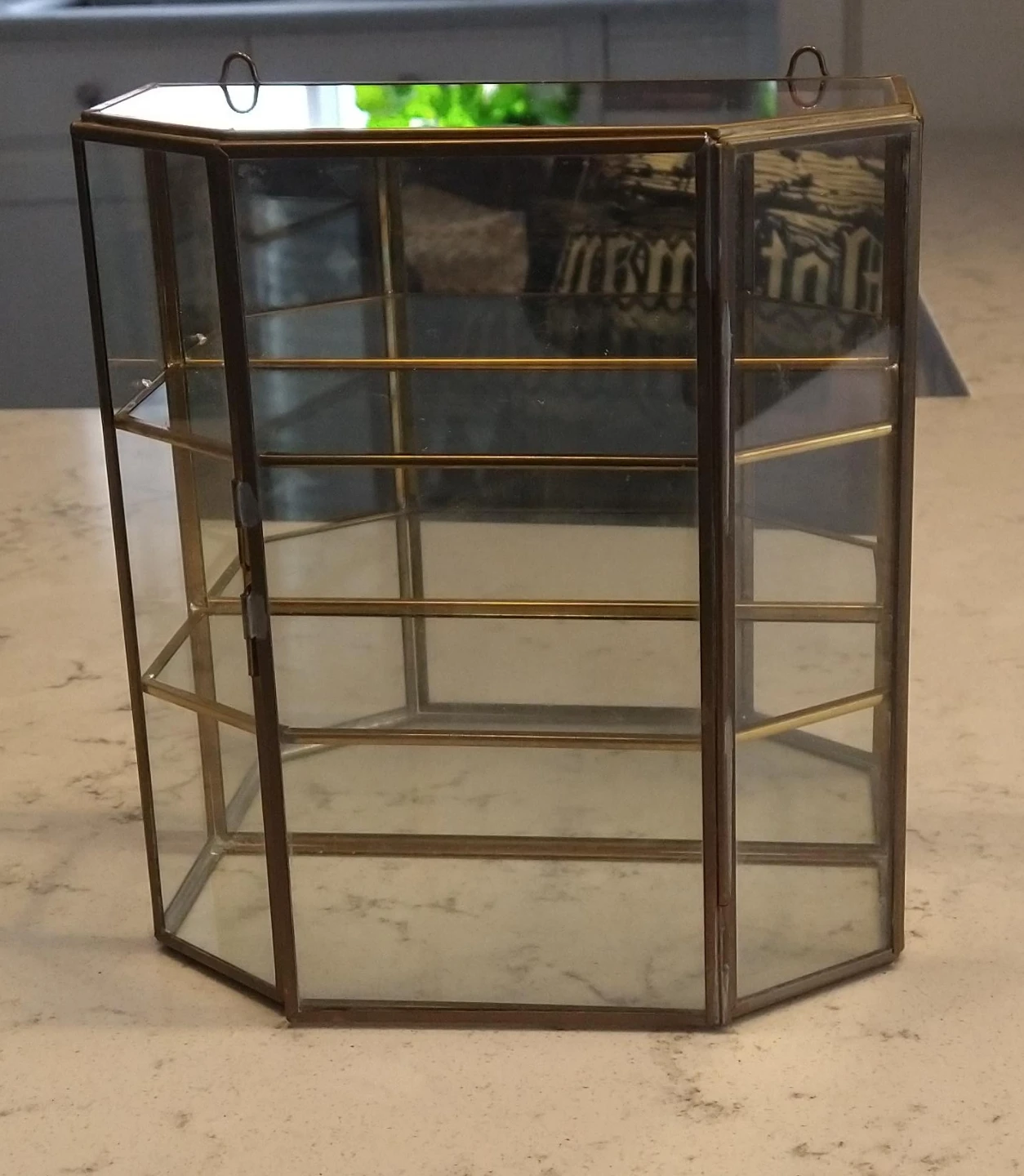 Glass Curio Display
