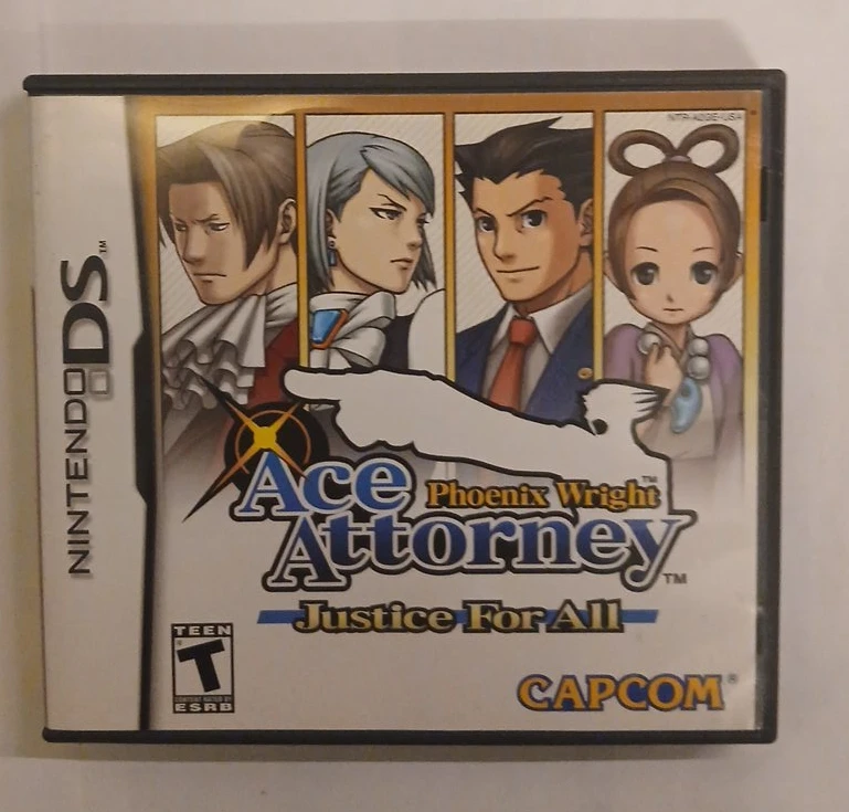 Phoenix Wright Ace Attorney Justice For All Nintendo DS Game