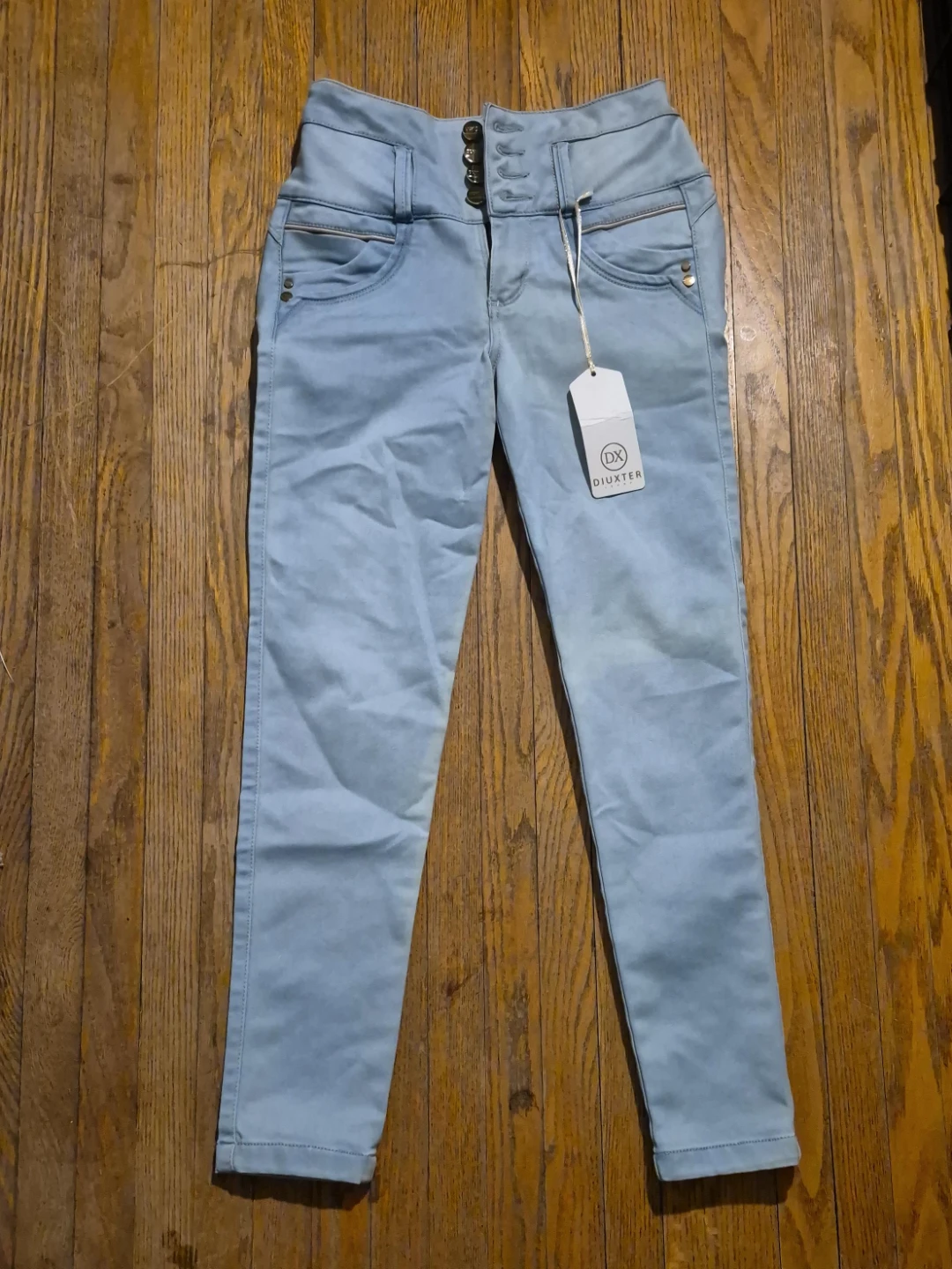 DIUXTER Jeans Size 10 Light Wash High Waisted
