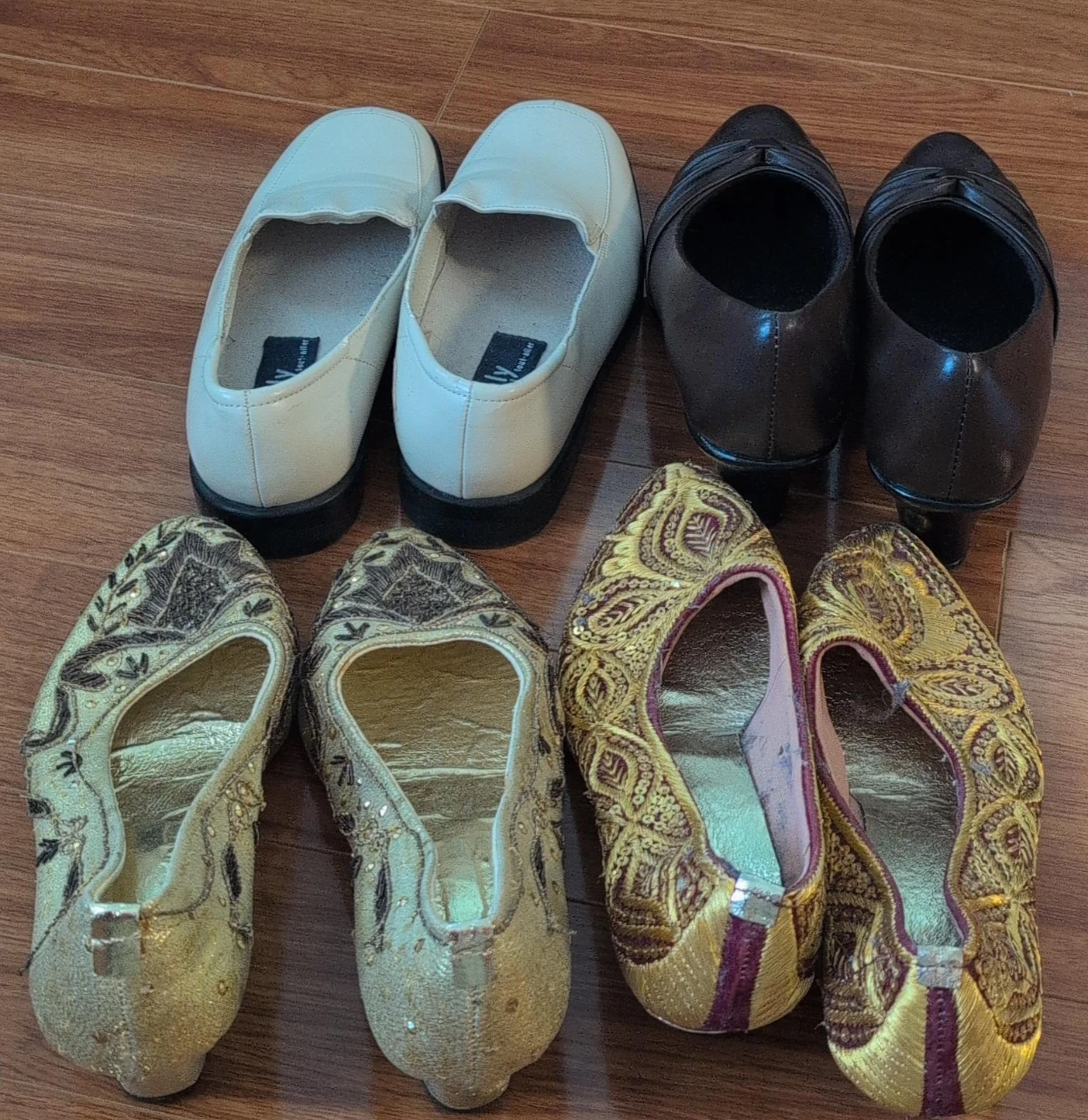 Women's Loafers and Embroidered Flats $4 each
