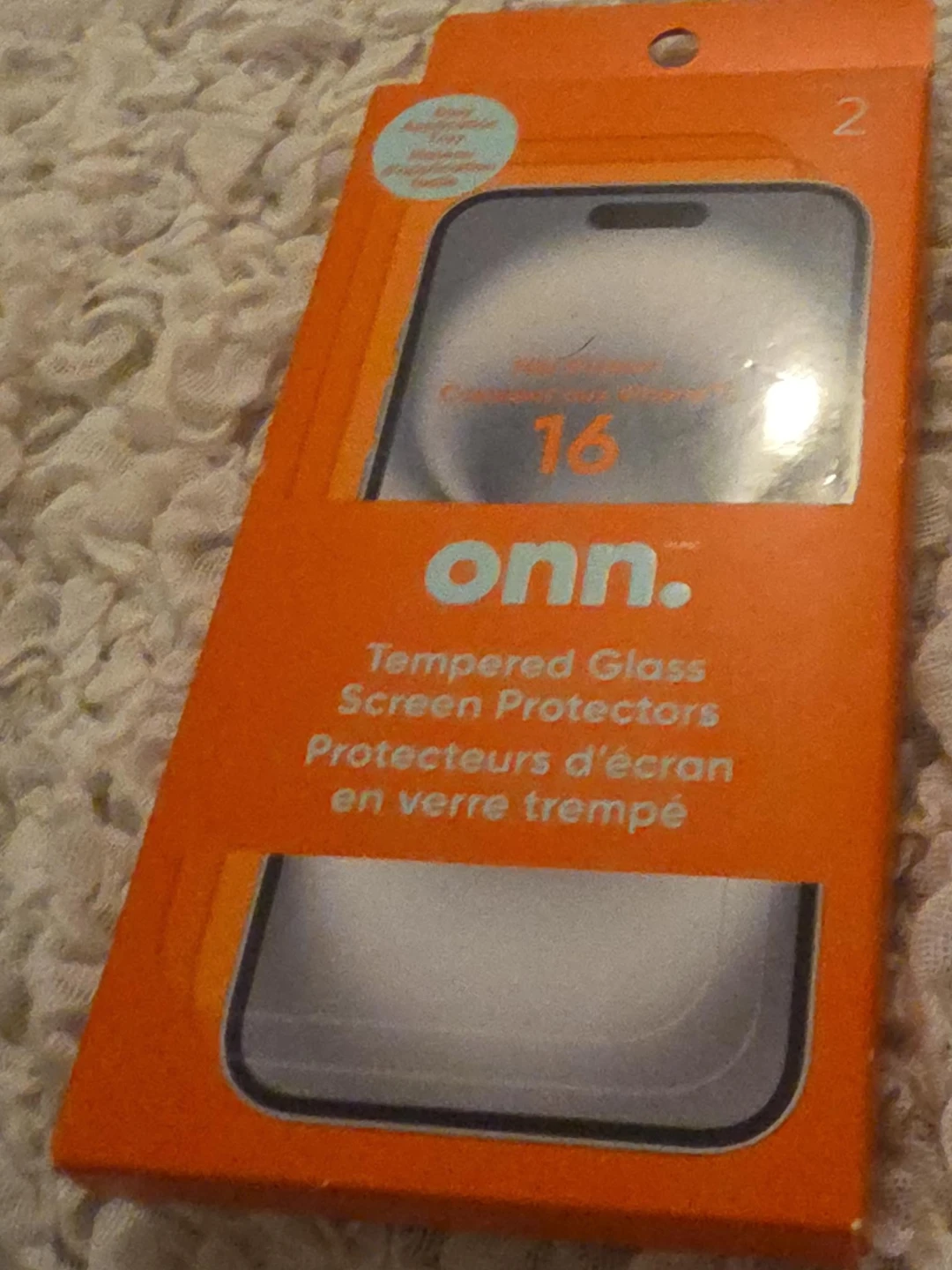 Onn. Tempered Glass Screen Protectors for iPhone 14/14 Pro