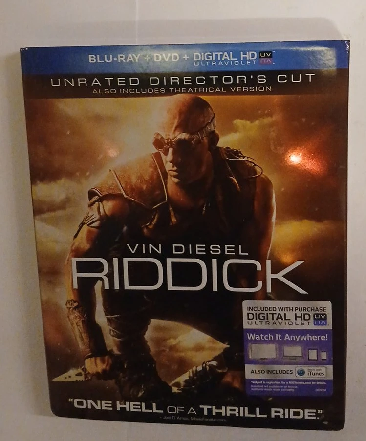 Riddick Blu-Ray + DVD + Digital HD Unrated Director's Cut