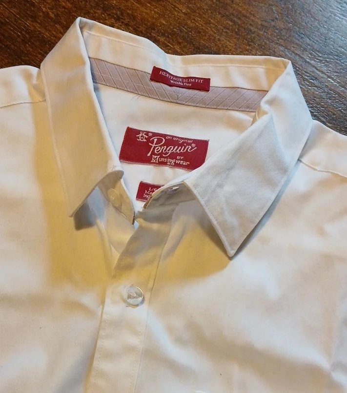 Penguin Munsingwear Heritage Slim Fit Wrinkle Free Dress Shirt