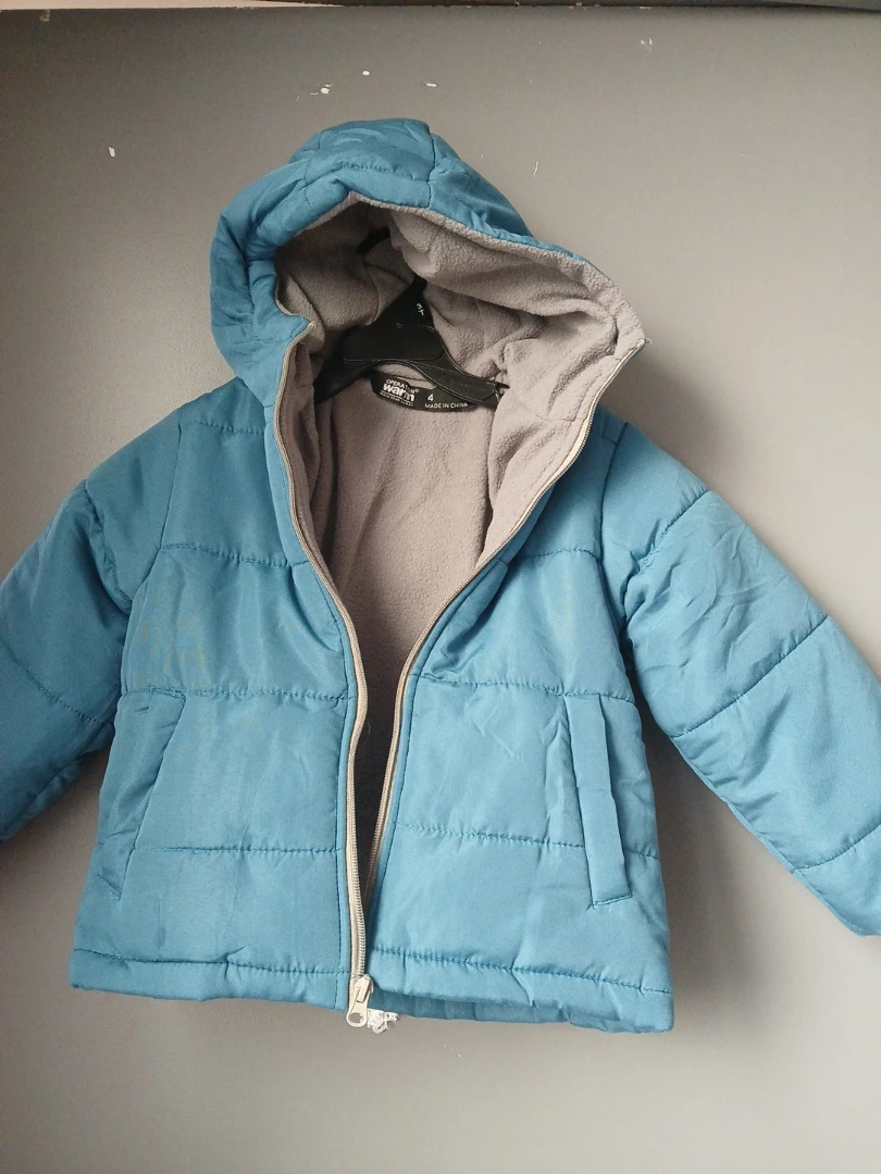 Operation Warm Youth Puffer Jacket - Size 4 - Teal