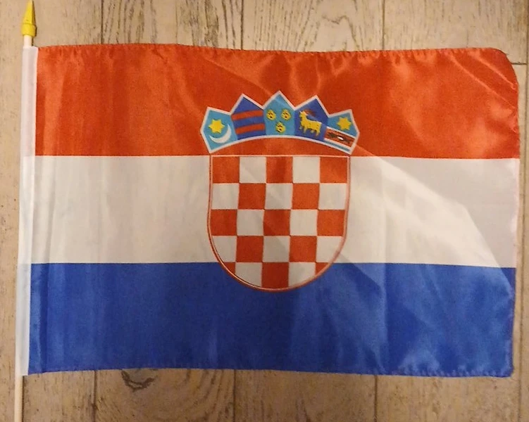 Croatian Flag Handheld Small