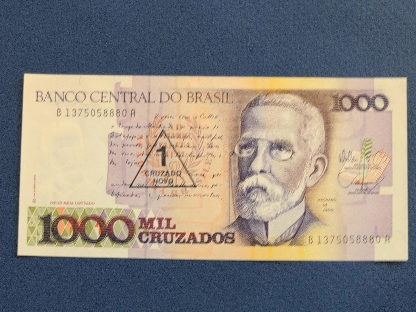 1000 Mil Cruzados Banknote - Banco Central do Brasil