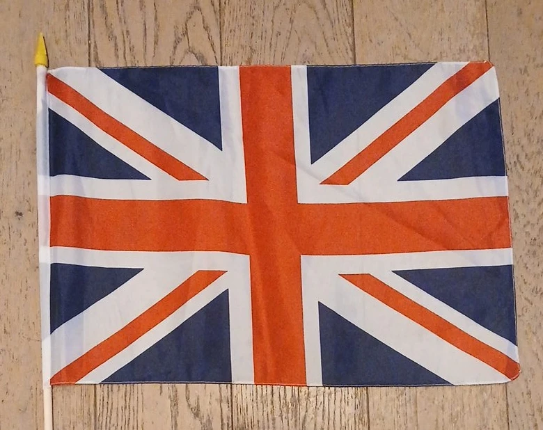 Union Jack Flag with Stick