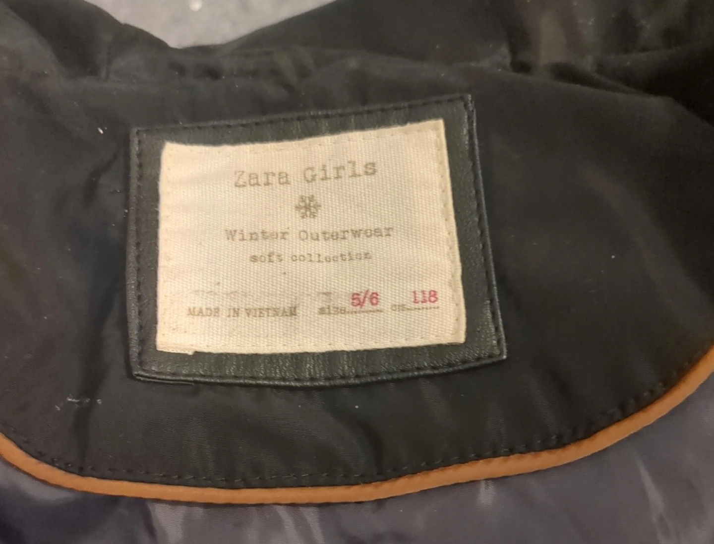 Zara Girls Winter Puffer Coat - Size 5/6