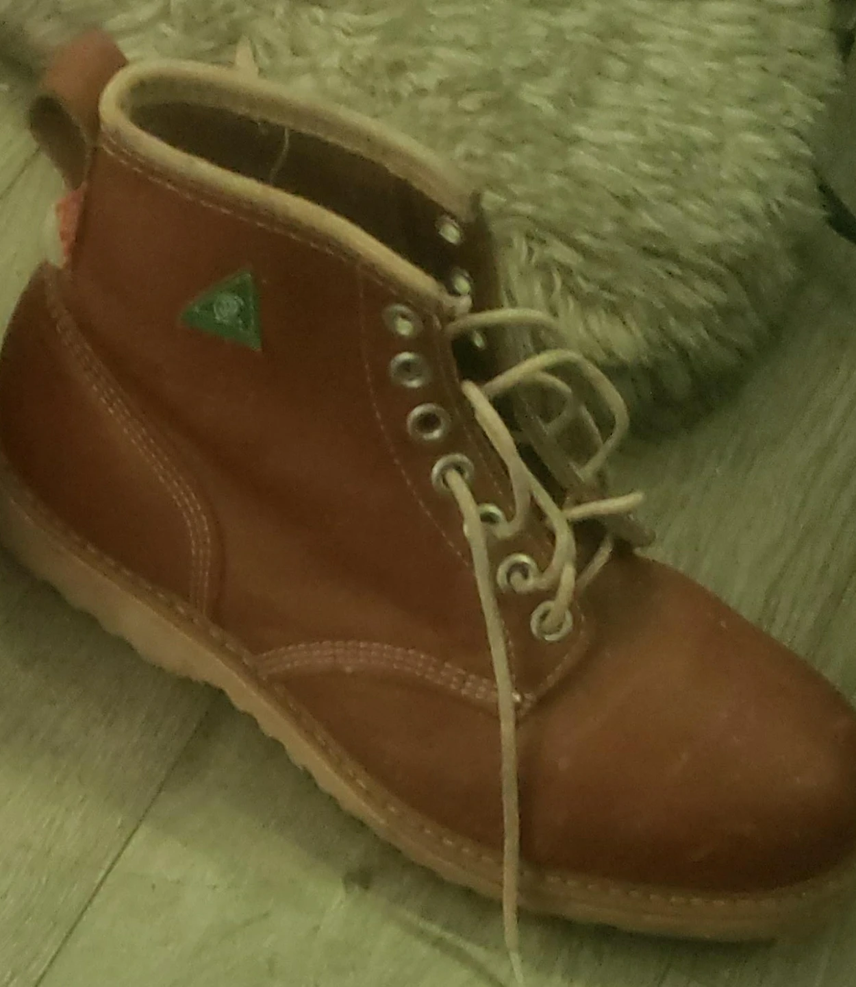 Brown Leather Work Boots