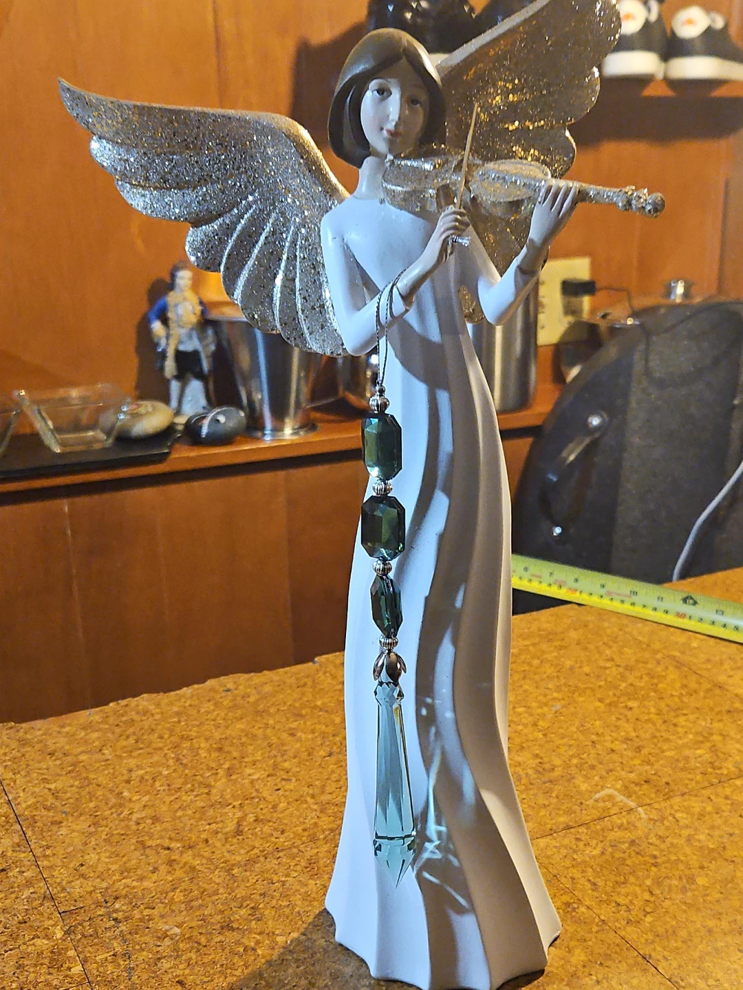 Angel Figurine Playing Violin