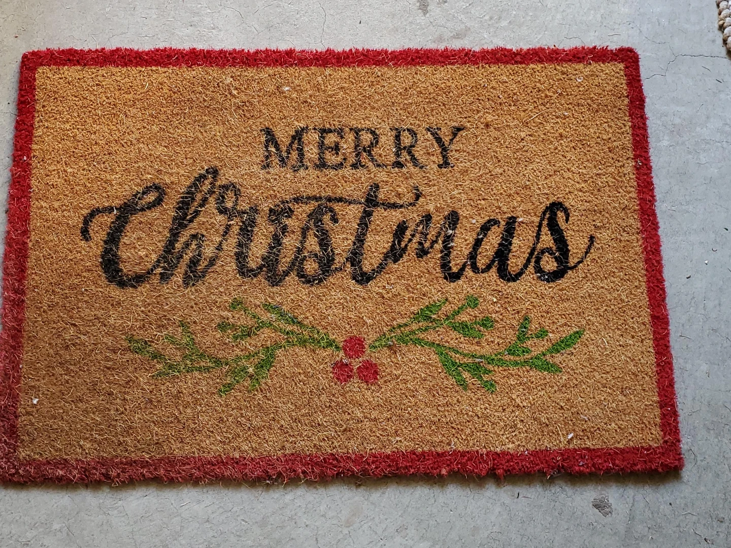 Merry Christmas Doormat