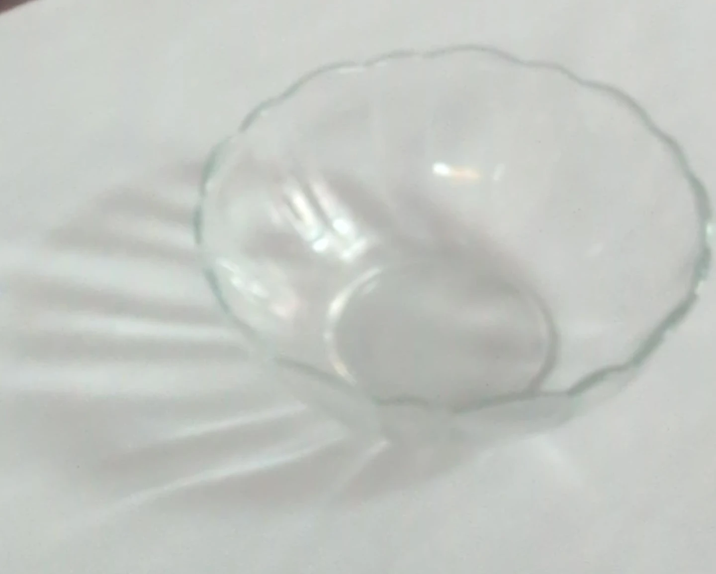 Clear Glass Dessert Bowl