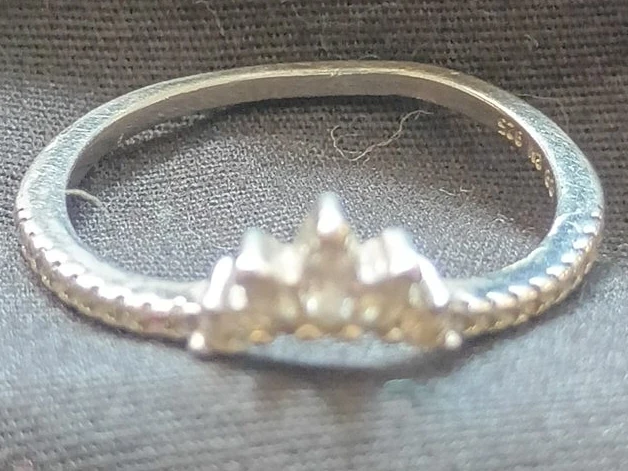 Sterling Silver Tiara Ring