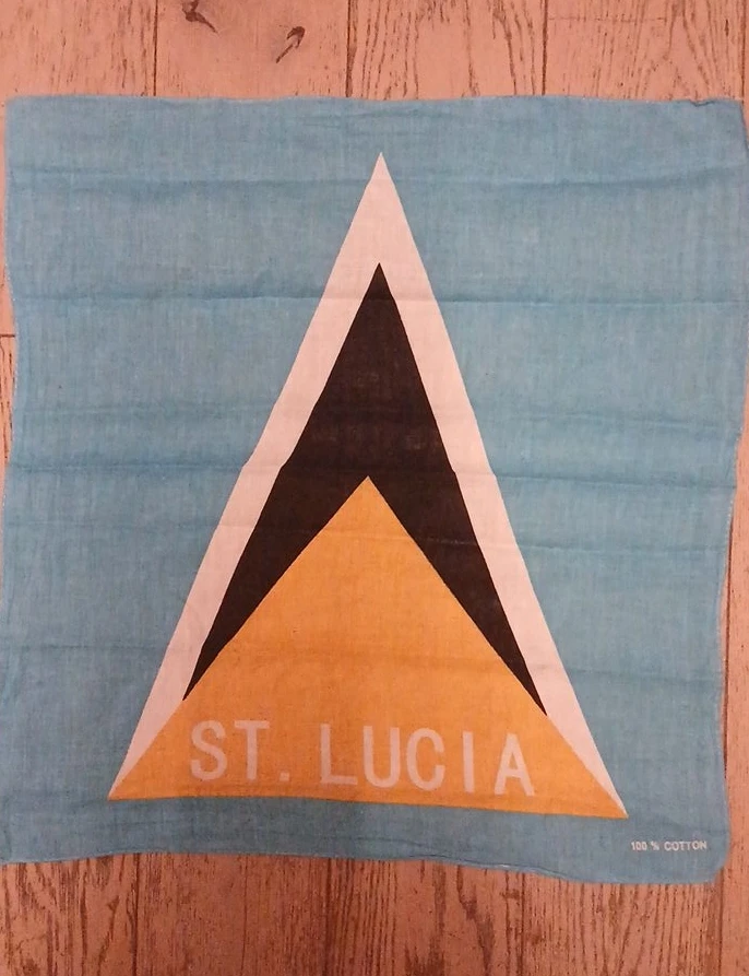 St. Lucia Bandana/Handkerchief - 100% Cotton