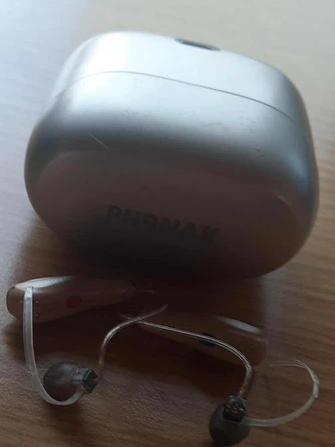 Phonak Hearing Aids with Charging Case