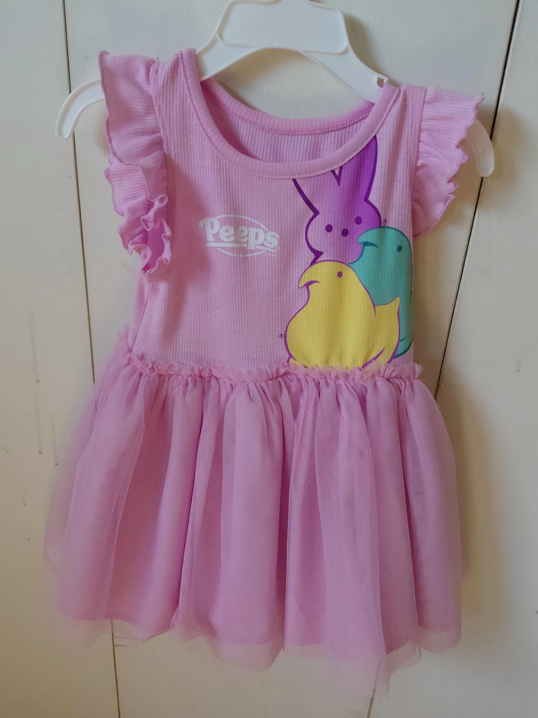 Peeps Bunny and Chicks Tutu Dress - Pink