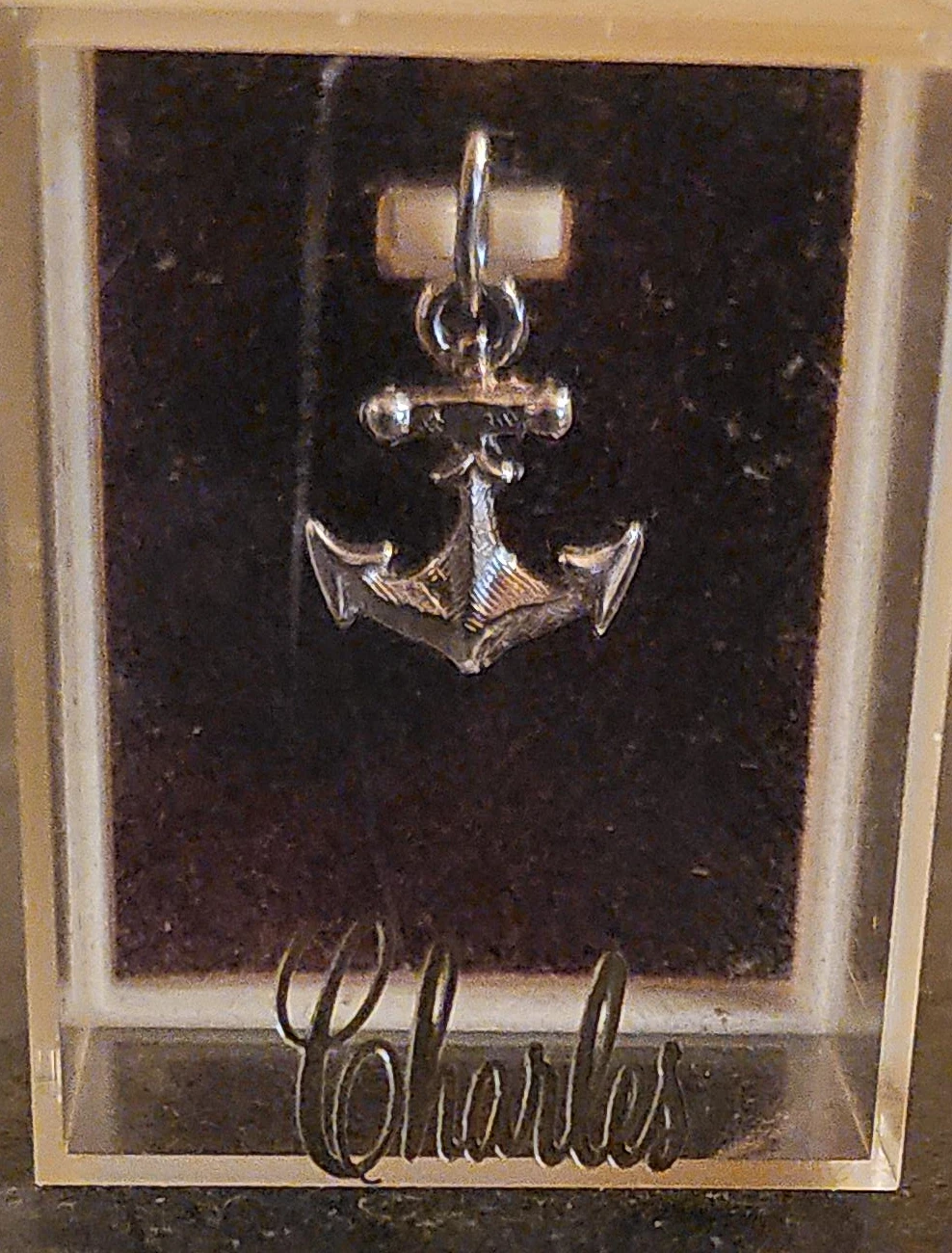 Charles Anchor Pendant Charm
