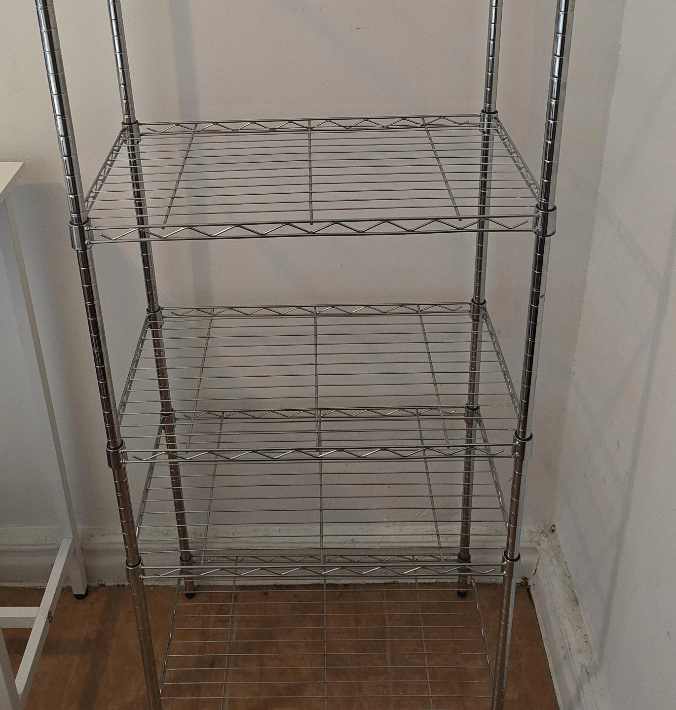 5-Tier Chrome Wire Shelving Rack
