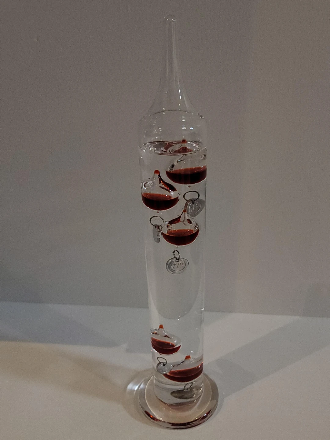 Galileo Thermometer with Glass Bulbs